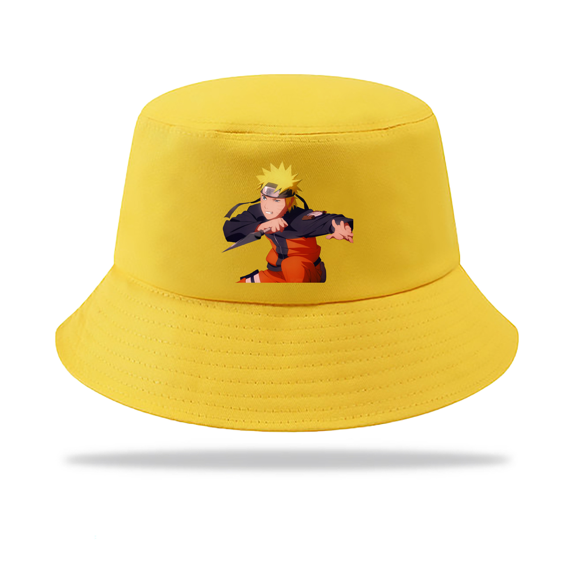 （画像用） NARUTO -ナルト- うずまき ナルト Uzumaki Naruto アウトドア日除けバケットハット