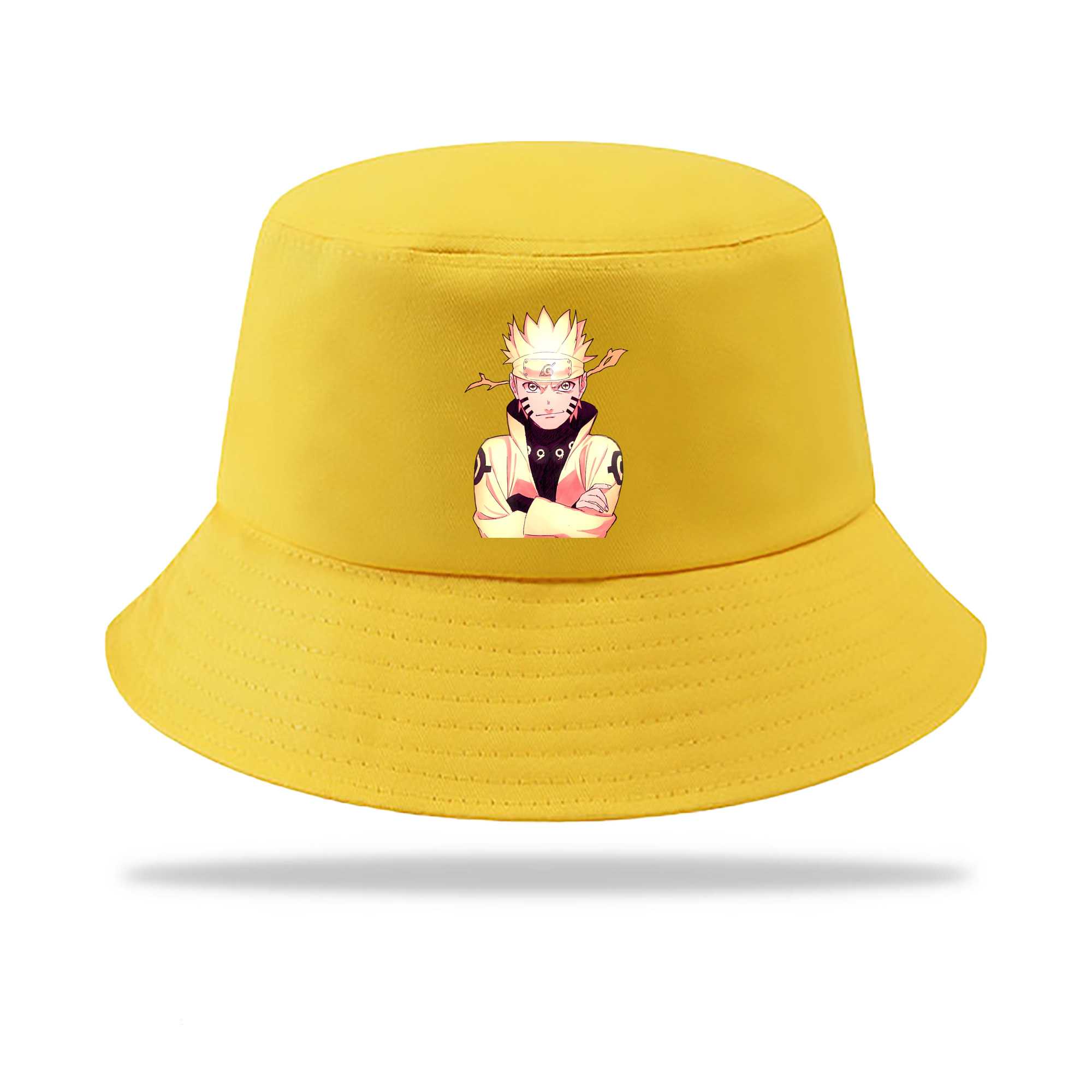（画像用） NARUTO -ナルト- うずまき ナルト Uzumaki Naruto アウトドア日除けバケットハット