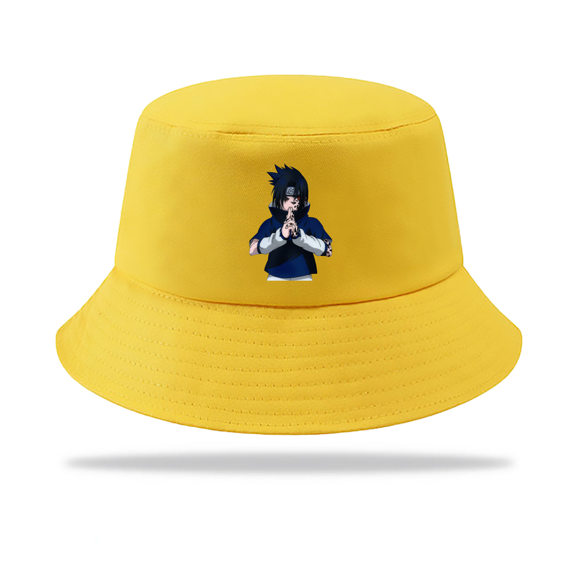 （画像用） NARUTO -ナルト- うちは サスケ Uchiha Sasuke アウトドア日除けバケットハット