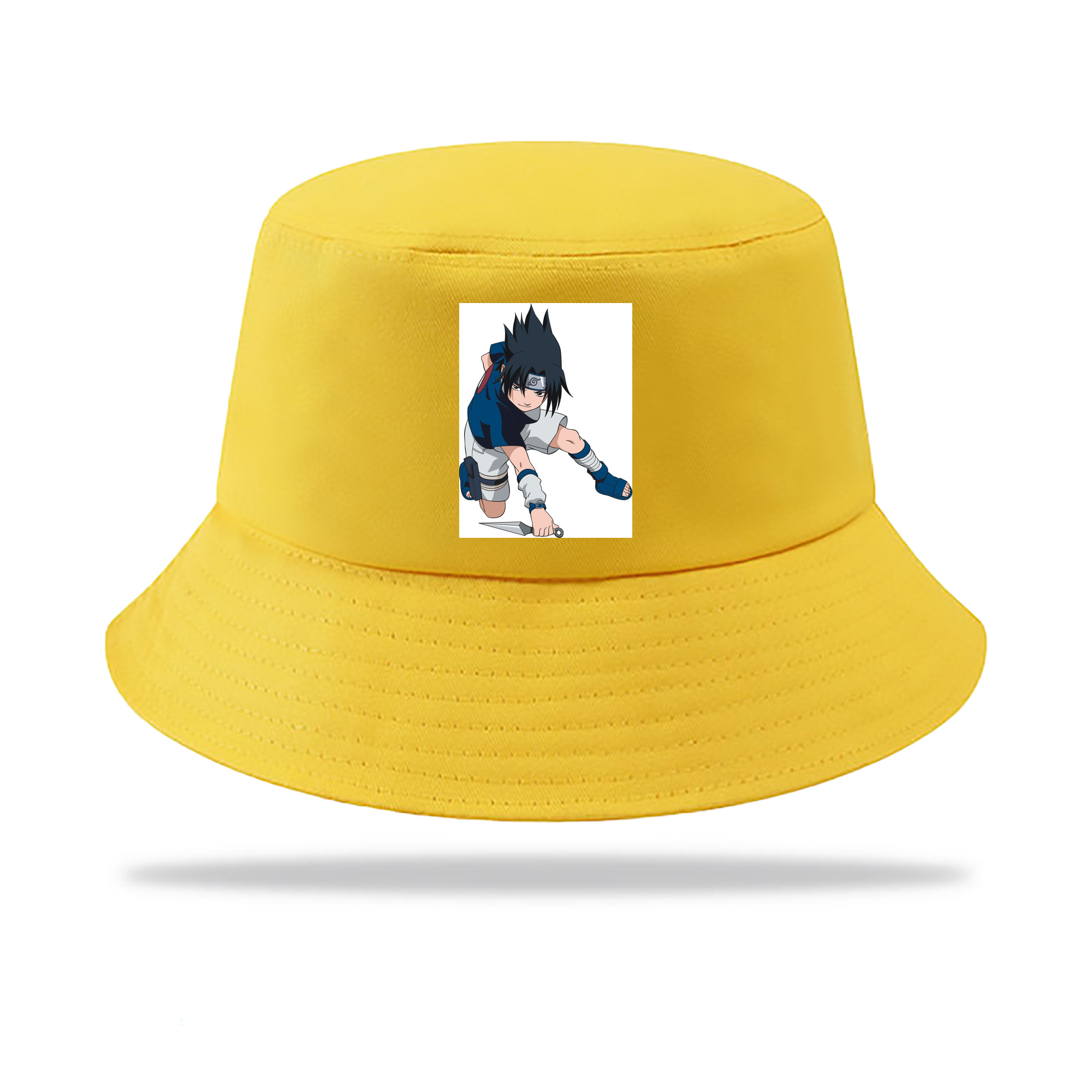 （画像用） NARUTO -ナルト- うちは サスケ Uchiha Sasuke アウトドア日除けバケットハット
