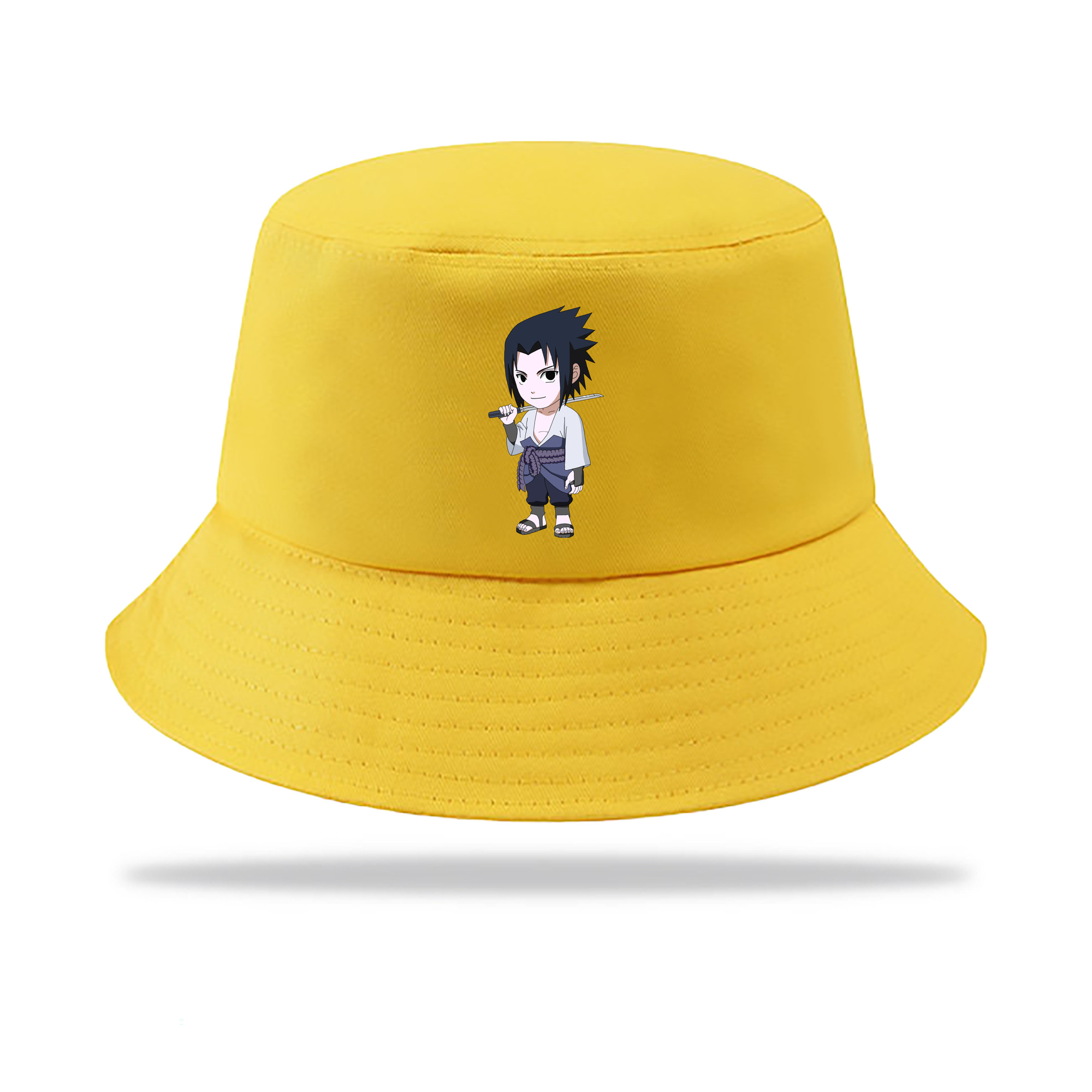 （画像用） NARUTO -ナルト- うちは サスケ Uchiha Sasuke アウトドア日除けバケットハット