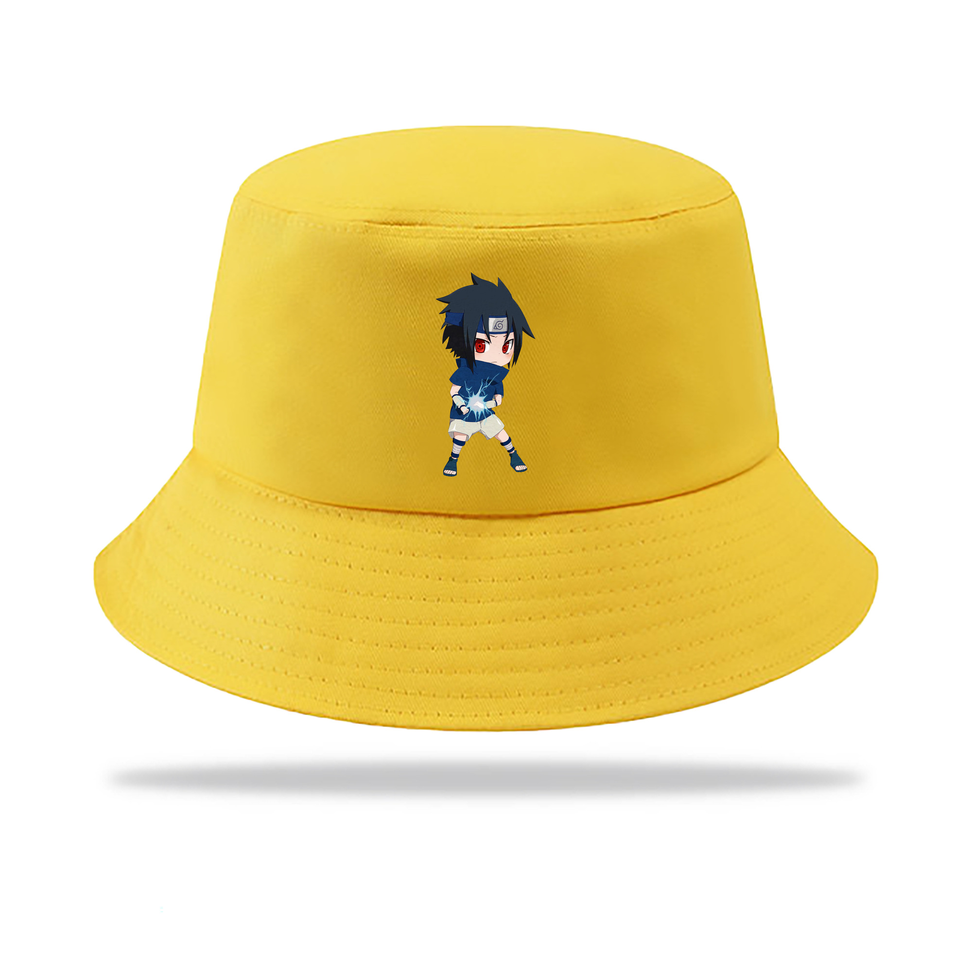 （画像用） NARUTO -ナルト- うちは サスケ Uchiha Sasuke アウトドア日除けバケットハット