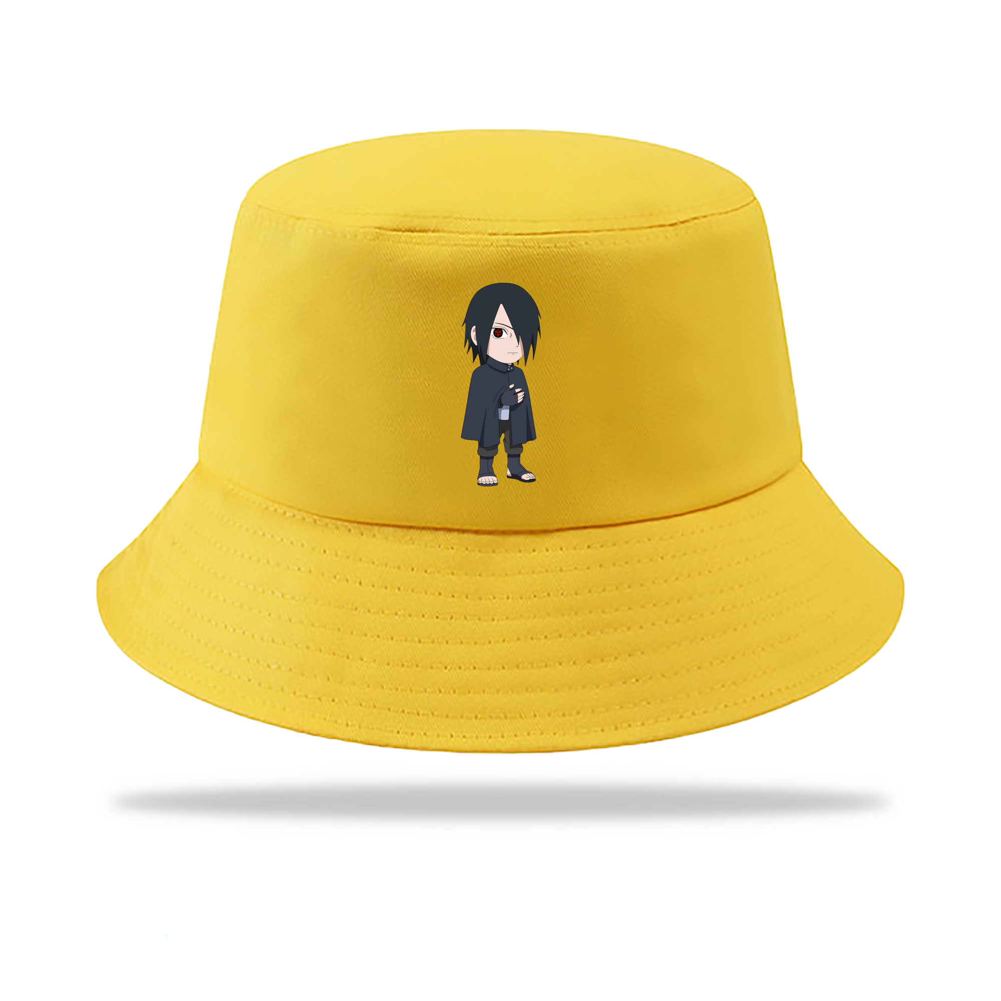 （画像用） NARUTO -ナルト- うちは サスケ Uchiha Sasuke アウトドア日除けバケットハット