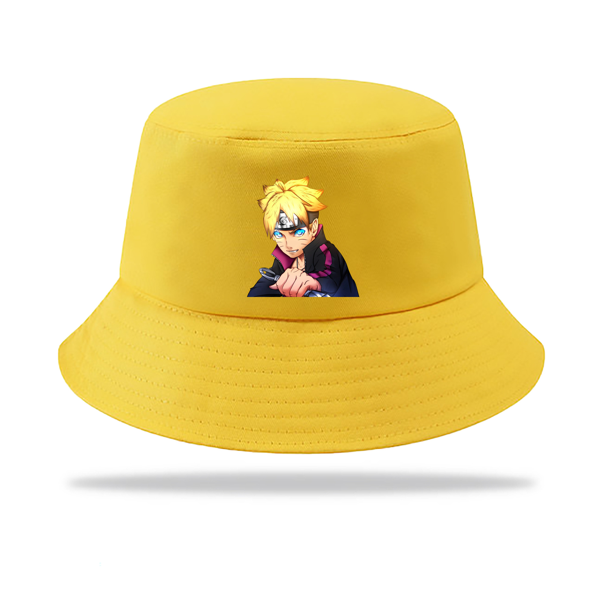 （画像用） NARUTO -ナルト- うずまき ボルト Uzumaki Boruto アウトドア日除けバケットハット
