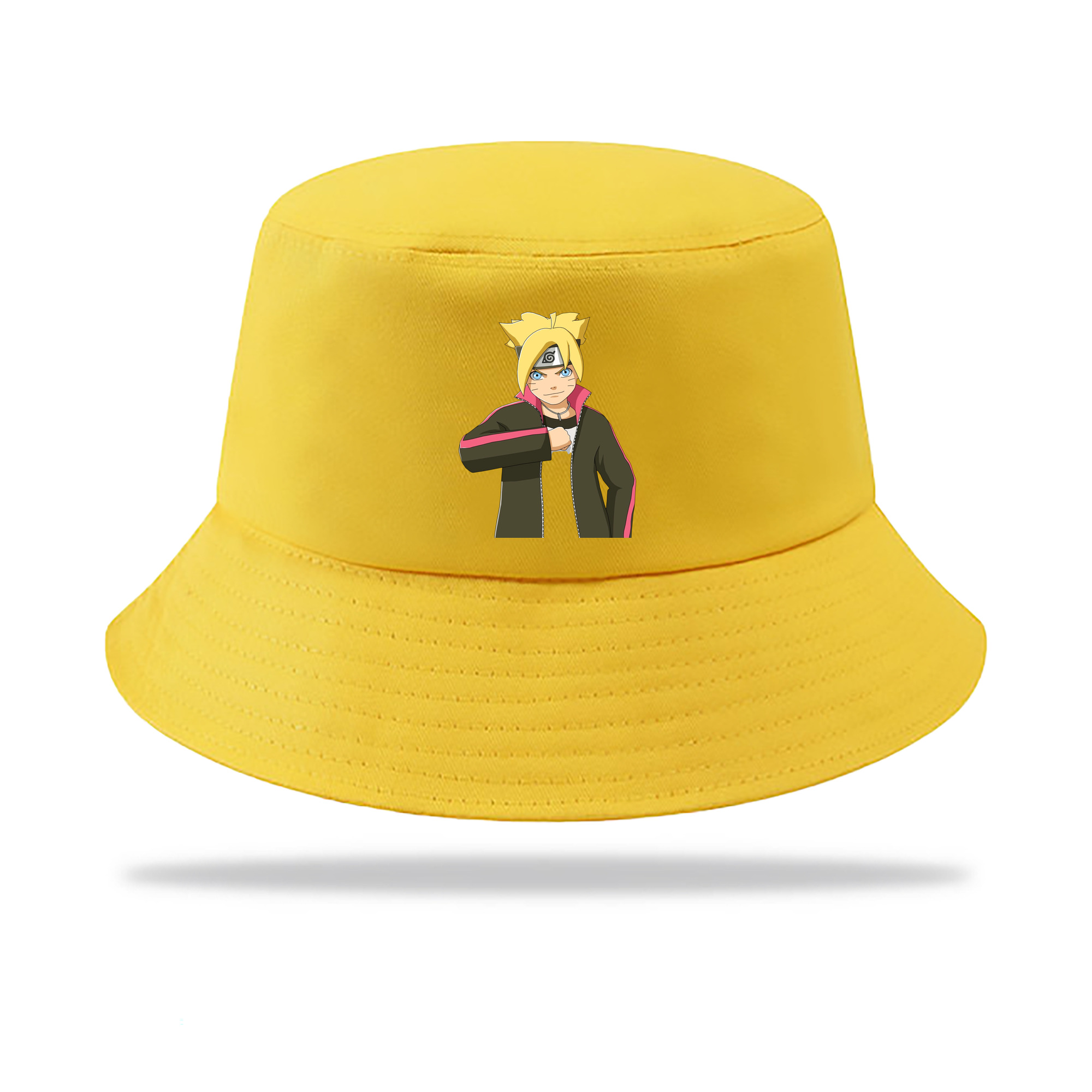 （画像用） NARUTO -ナルト- うずまき ボルト Uzumaki Boruto アウトドア日除けバケットハット