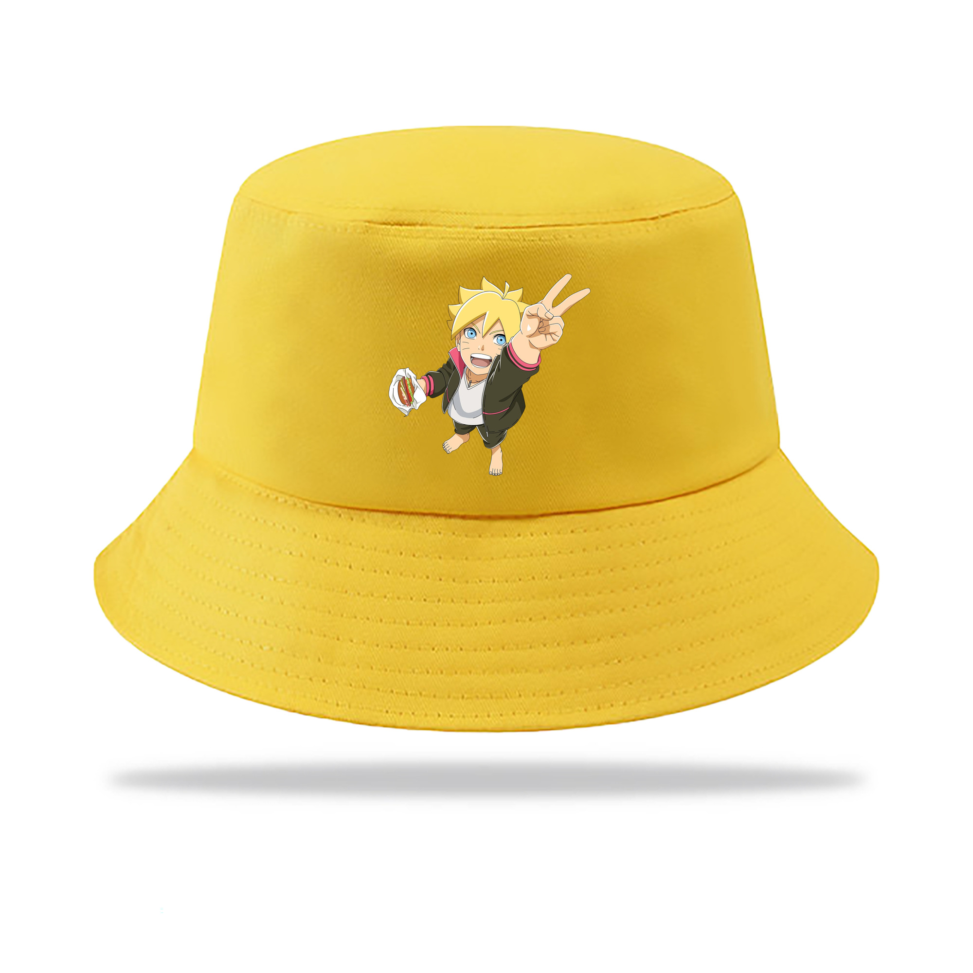 （画像用） NARUTO -ナルト- うずまき ボルト Uzumaki Boruto アウトドア日除けバケットハット
