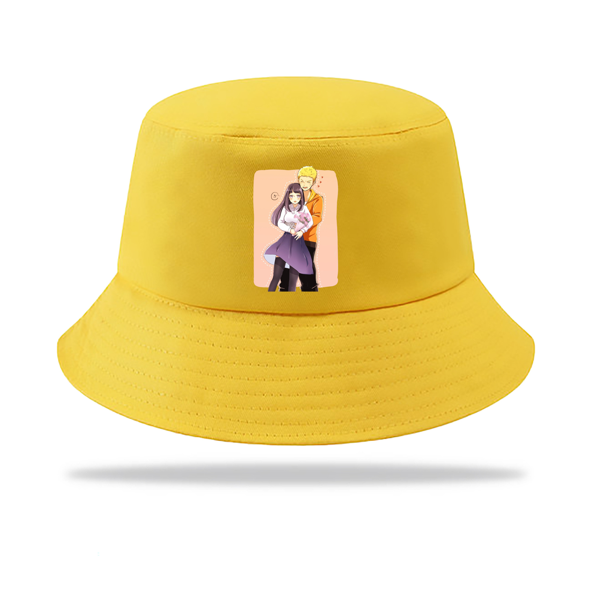 （画像用） NARUTO -ナルト- 日向ヒナタ Hyūga Hinata アウトドア日除けバケットハット