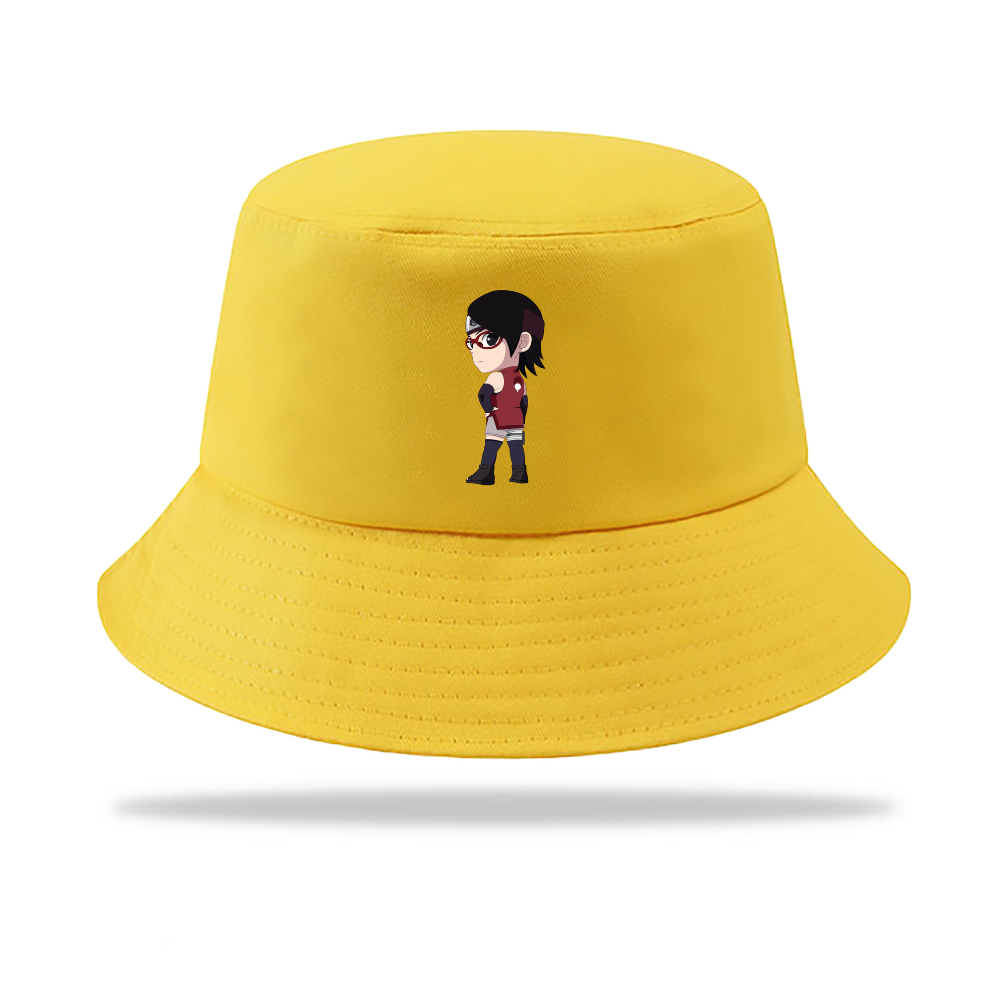 （画像用） NARUTO -ナルト- うちは サラダ Uchiha Sarada アウトドア日除けバケットハット