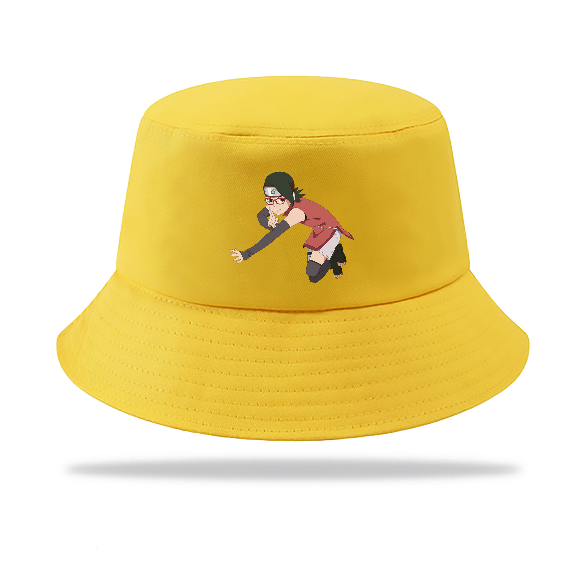 （画像用） NARUTO -ナルト- うちは サラダ Uchiha Sarada アウトドア日除けバケットハット