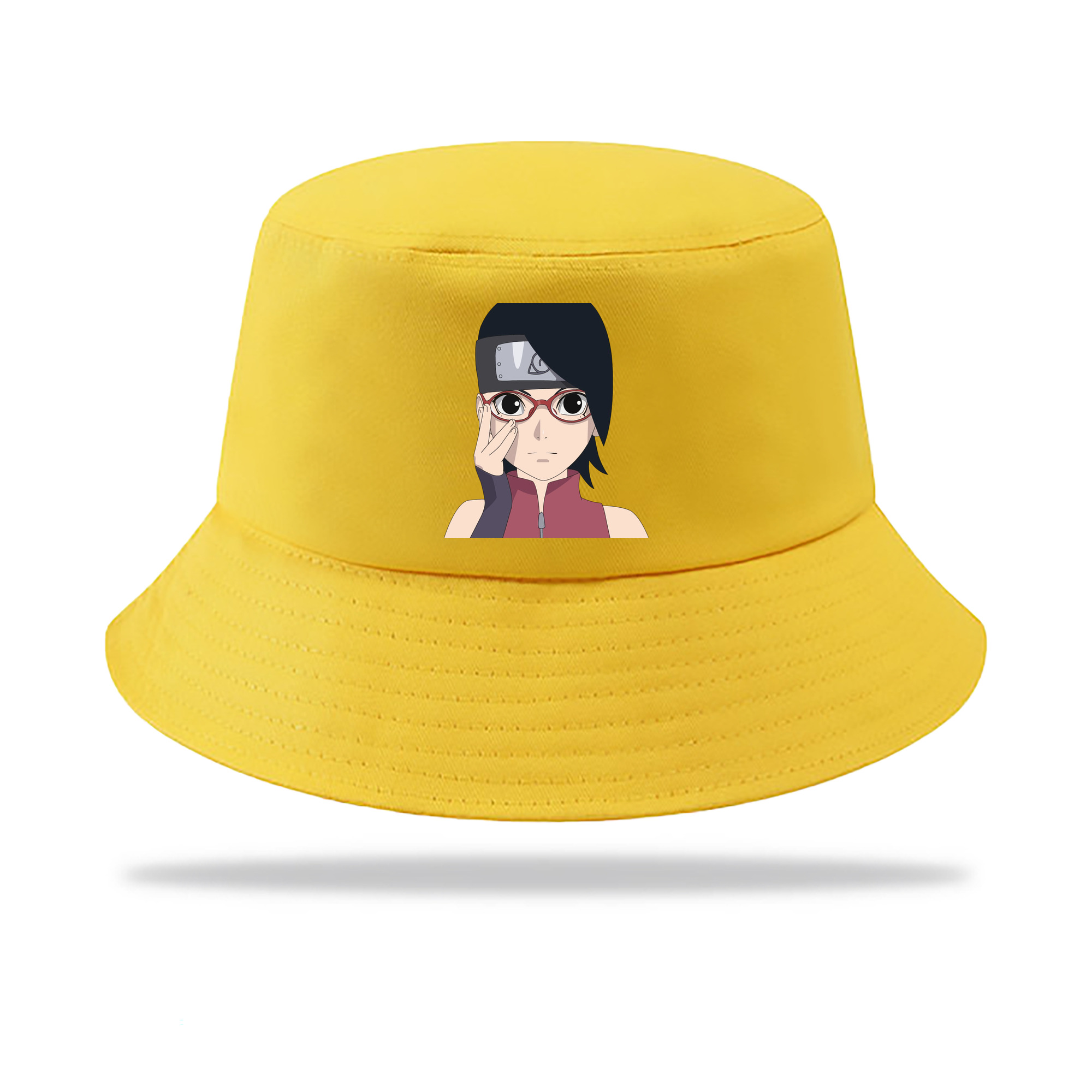 （画像用） NARUTO -ナルト- うちは サラダ Uchiha Sarada アウトドア日除けバケットハット