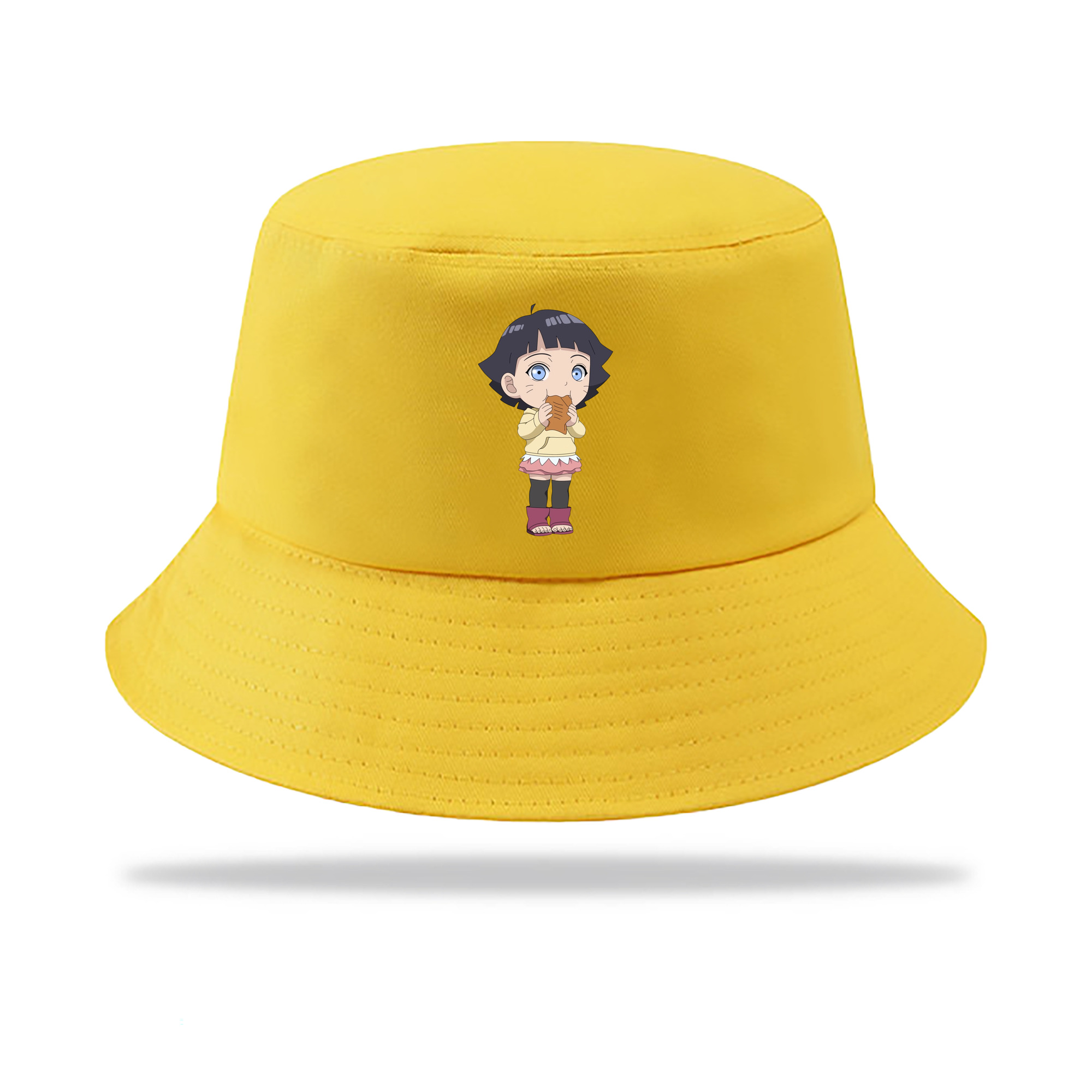 （画像用） NARUTO -ナルト- うずまき ヒマワリ Uzumaki Himawari アウトドア日除けバケットハット