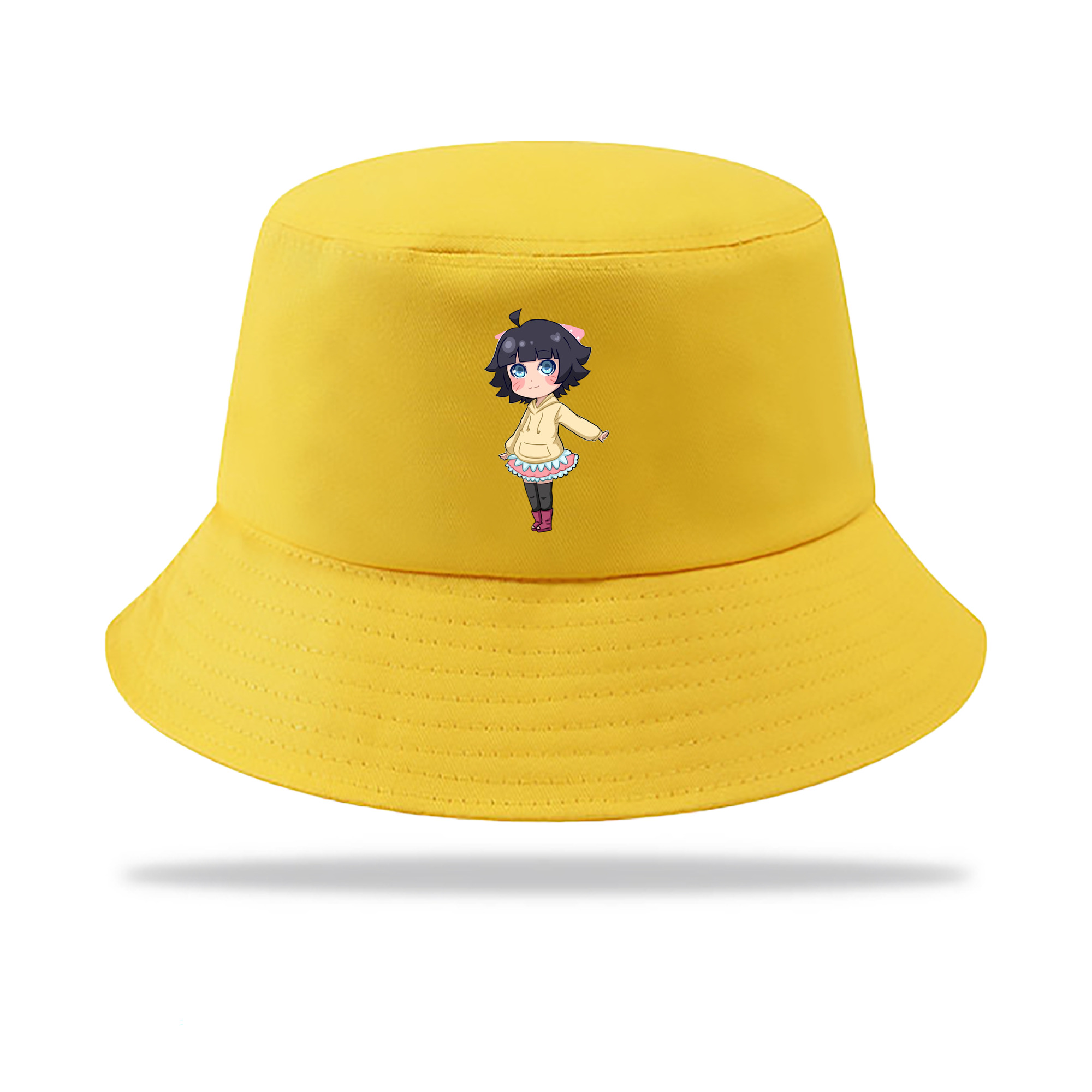 （画像用） NARUTO -ナルト- うずまき ヒマワリ Uzumaki Himawari アウトドア日除けバケットハット