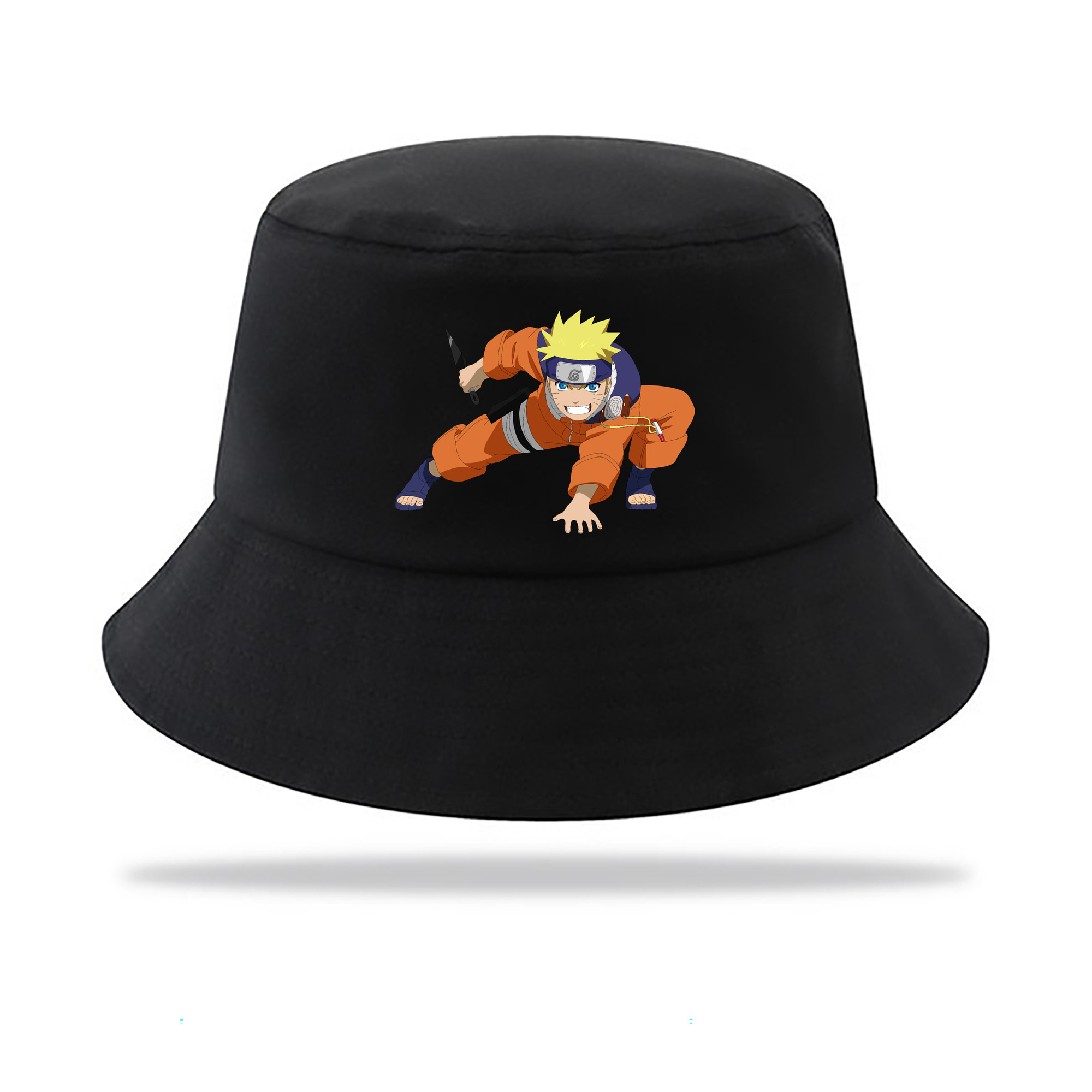 （画像用） NARUTO -ナルト- うずまき ナルト Uzumaki Naruto アウトドア日除けバケットハット