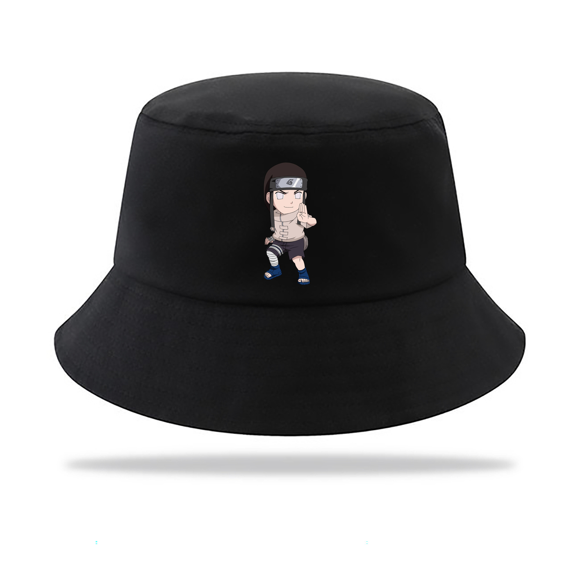（画像用） NARUTO -ナルト- 日向ネジ Hyūga Neji アウトドア日除けバケットハット