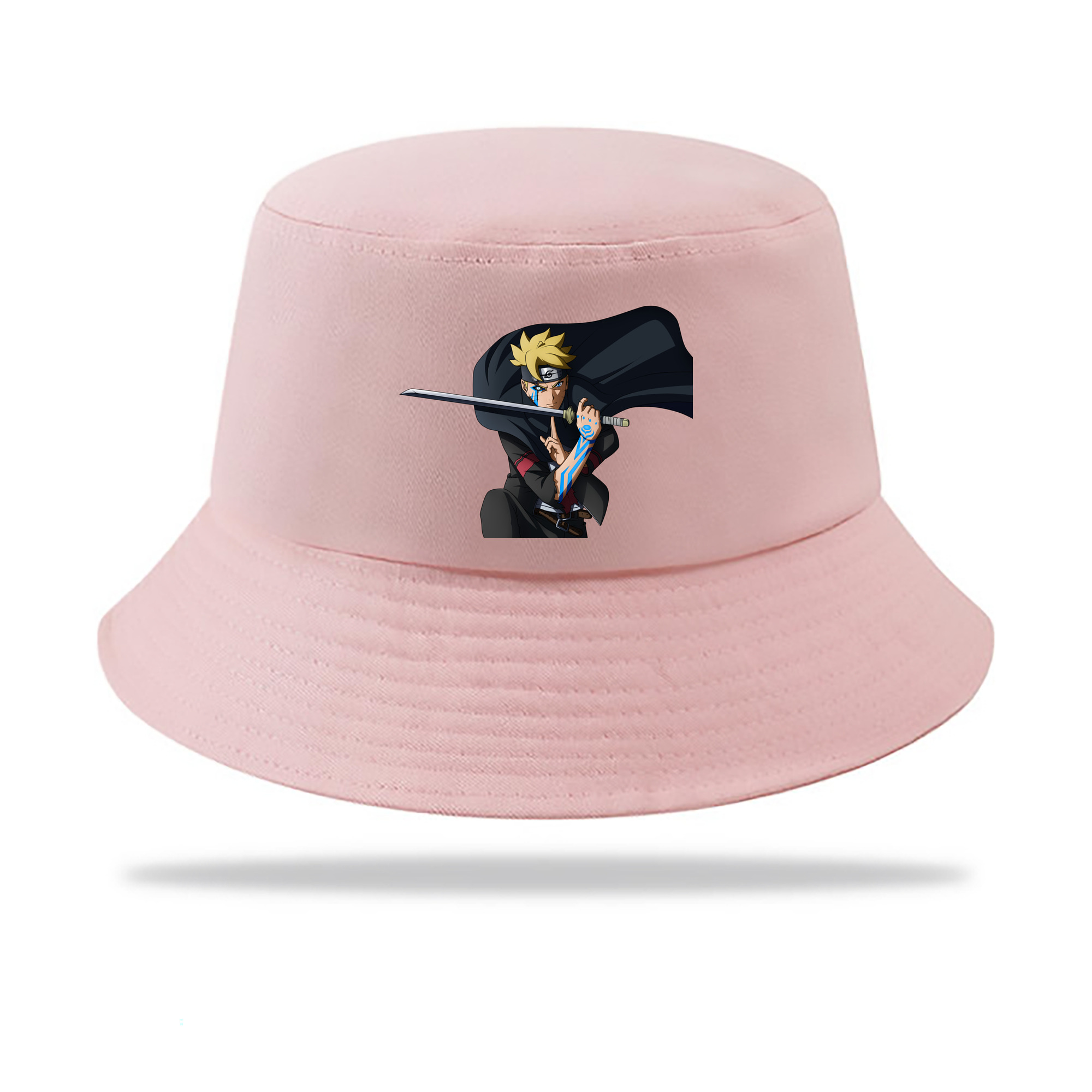 （画像用） NARUTO -ナルト- うずまき ボルト Uzumaki Boruto アウトドア日除けバケットハット