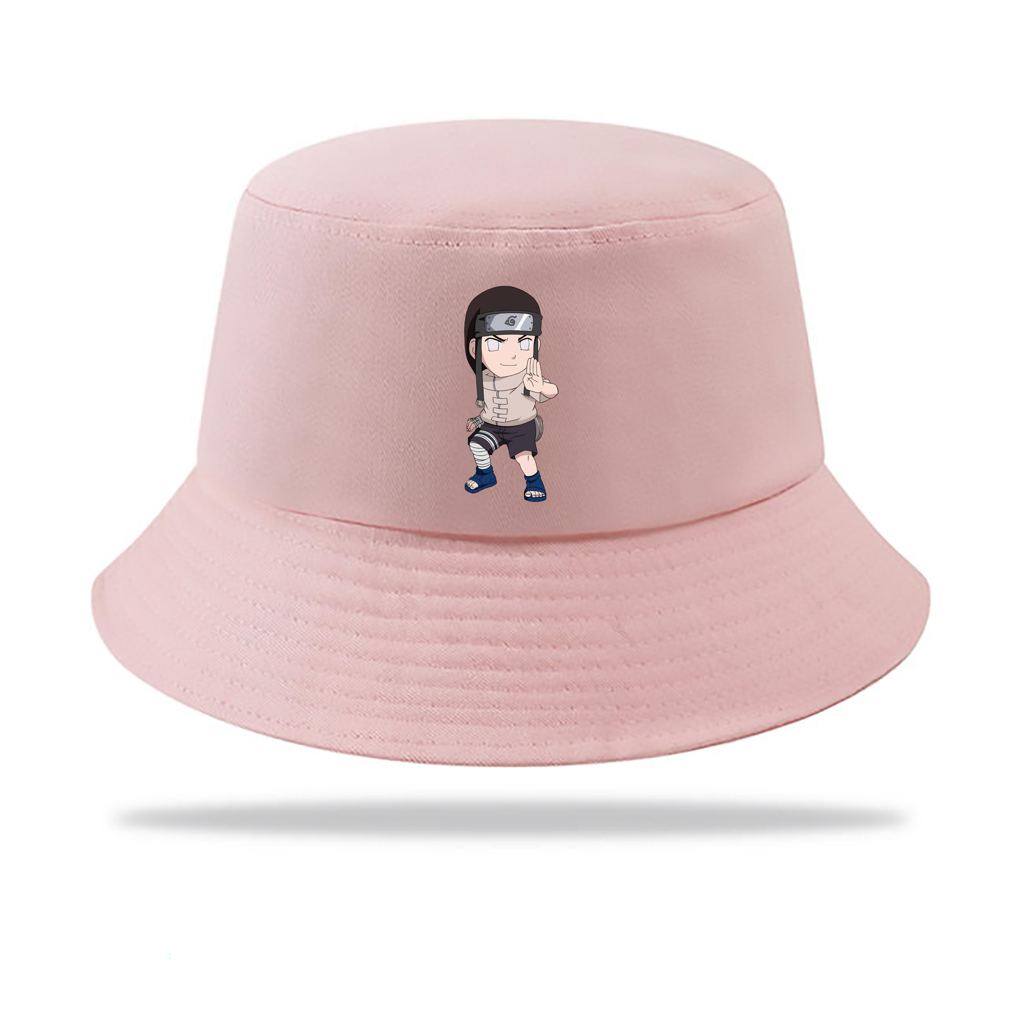 （画像用） NARUTO -ナルト- 日向ネジ Hyūga Neji アウトドア日除けバケットハット