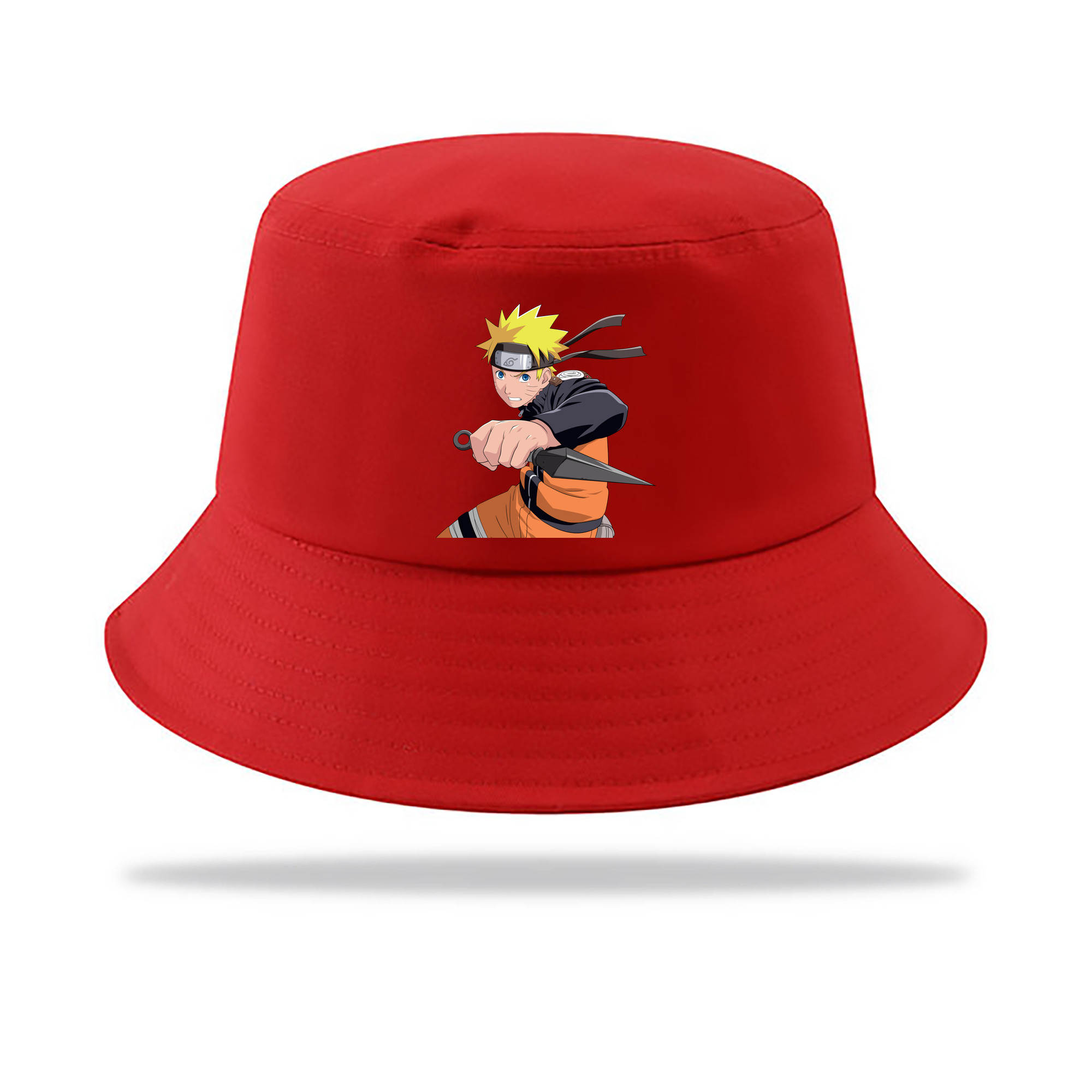 （画像用） NARUTO -ナルト- うずまき ナルト Uzumaki Naruto アウトドア日除けバケットハット