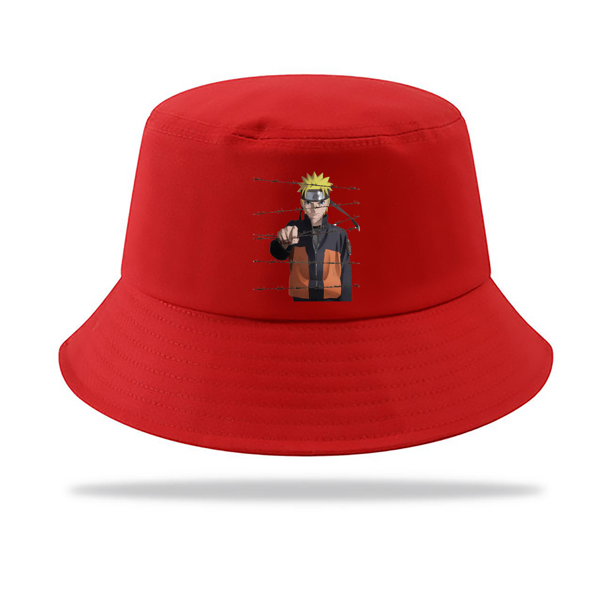 （画像用） NARUTO -ナルト- うずまき ナルト Uzumaki Naruto アウトドア日除けバケットハット