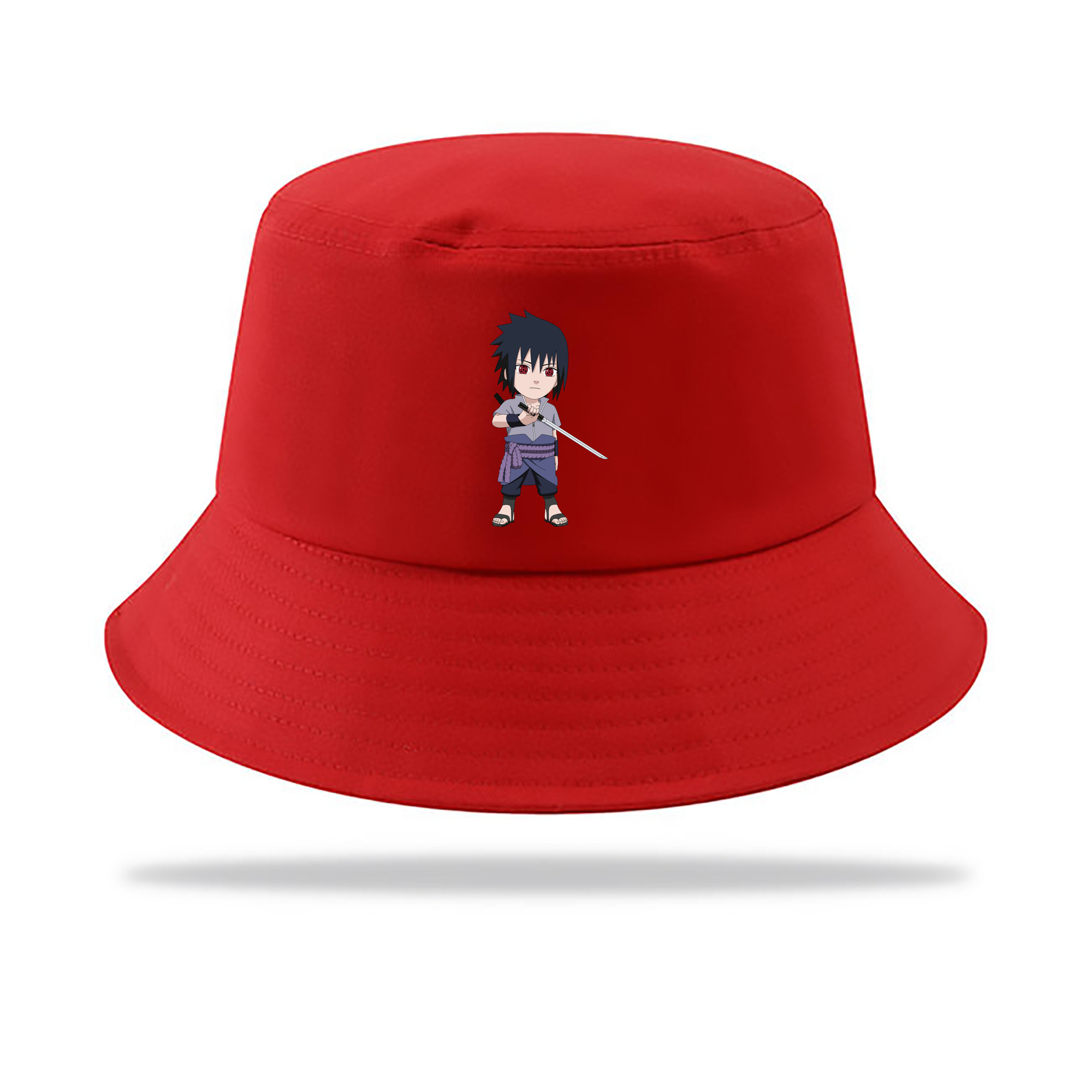 （画像用） NARUTO -ナルト- うちは サスケ Uchiha Sasuke アウトドア日除けバケットハット