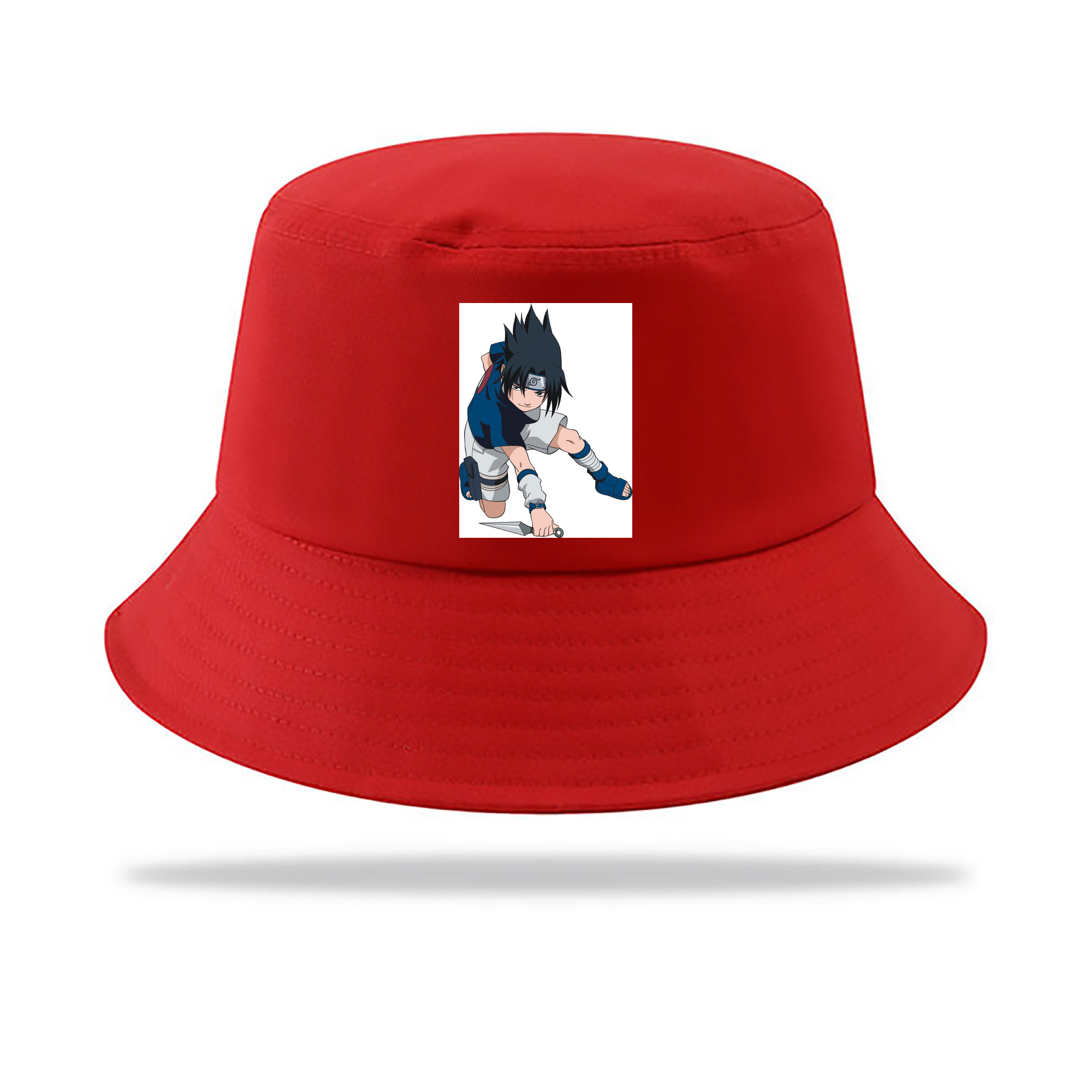 （画像用） NARUTO -ナルト- うちは サスケ Uchiha Sasuke アウトドア日除けバケットハット