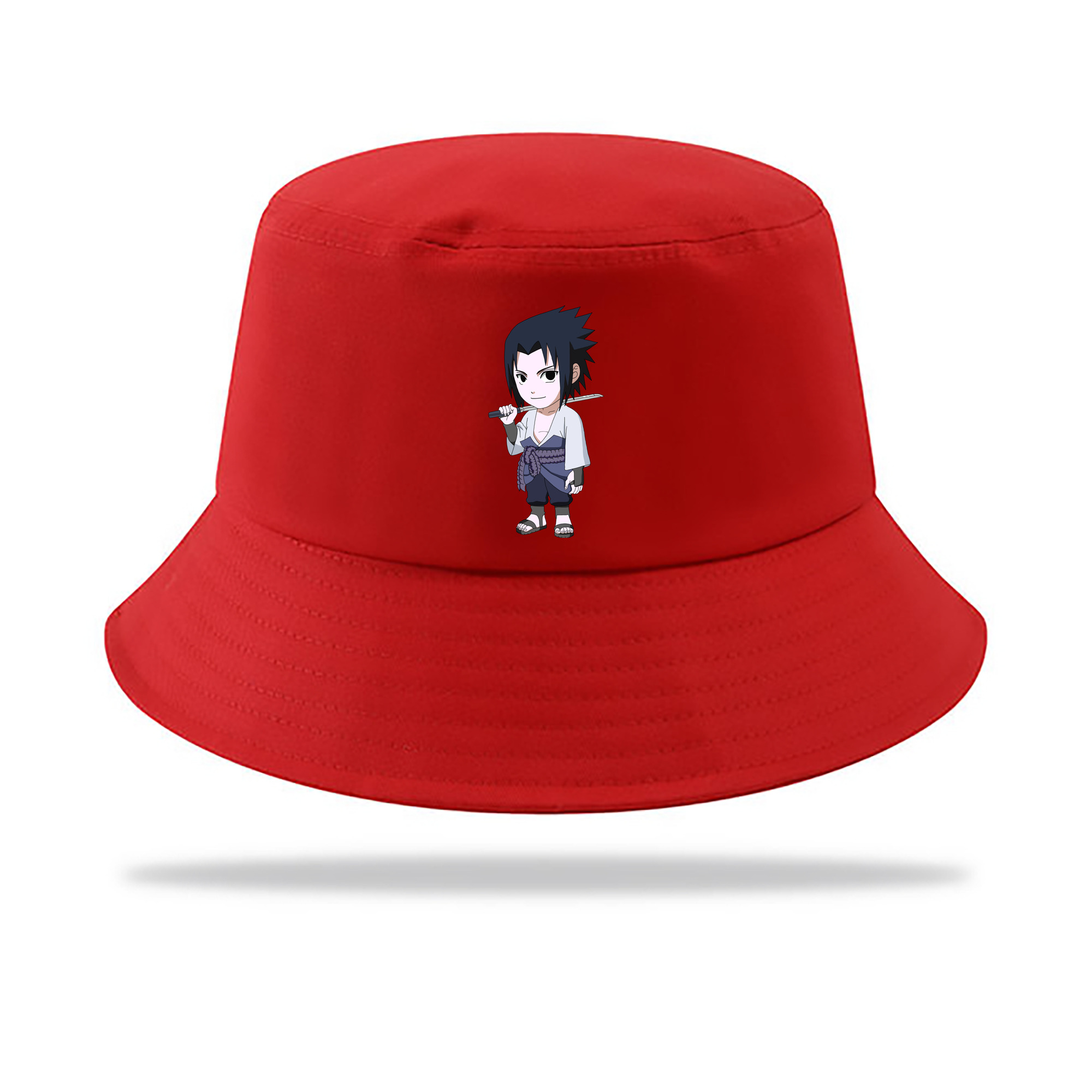 （画像用） NARUTO -ナルト- うちは サスケ Uchiha Sasuke アウトドア日除けバケットハット