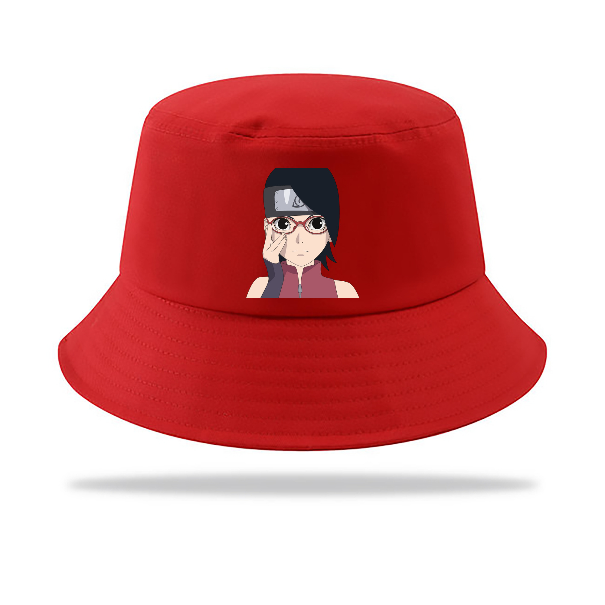 （画像用） NARUTO -ナルト- うちは サラダ Uchiha Sarada アウトドア日除けバケットハット