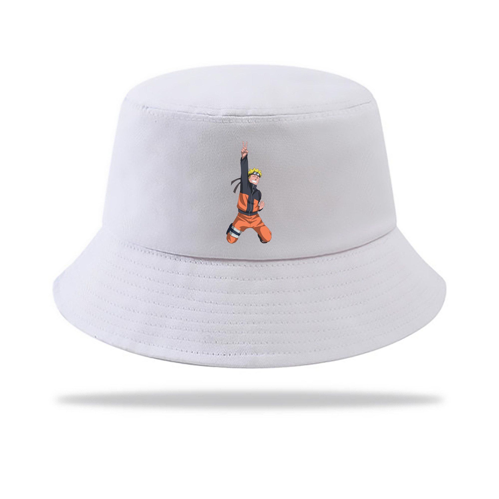 （画像用） NARUTO -ナルト- うずまき ナルト Uzumaki Naruto アウトドア日除けバケットハット