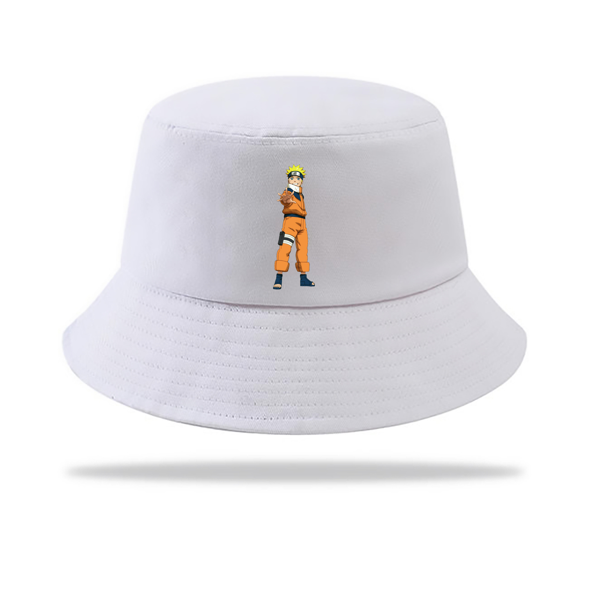 （画像用） NARUTO -ナルト- うずまき ナルト Uzumaki Naruto アウトドア日除けバケットハット