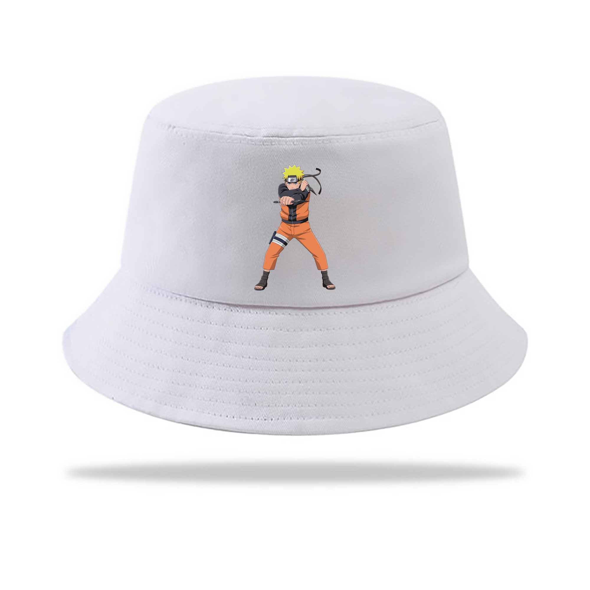 （画像用） NARUTO -ナルト- うずまき ナルト Uzumaki Naruto アウトドア日除けバケットハット