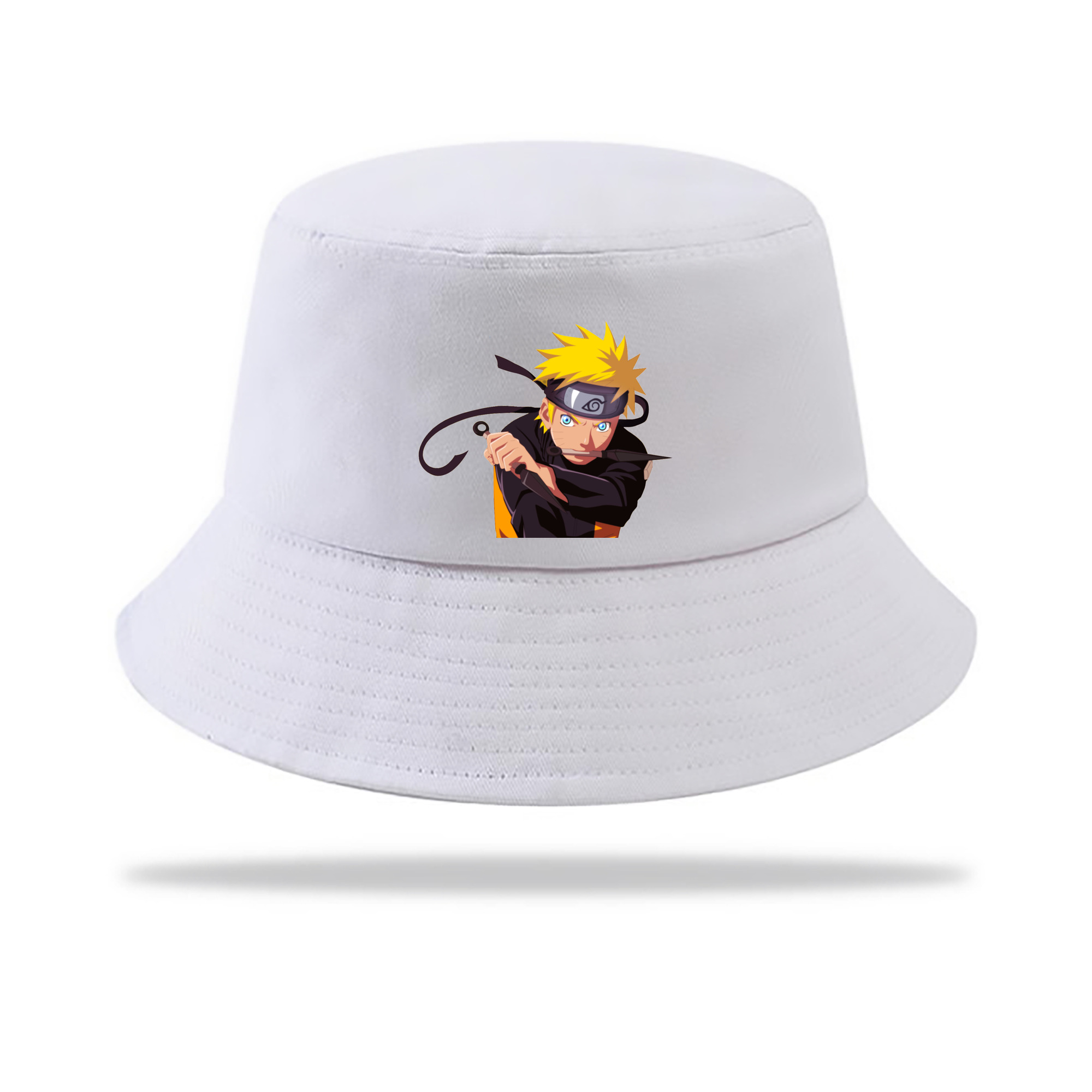 （画像用） NARUTO -ナルト- うずまき ナルト Uzumaki Naruto アウトドア日除けバケットハット