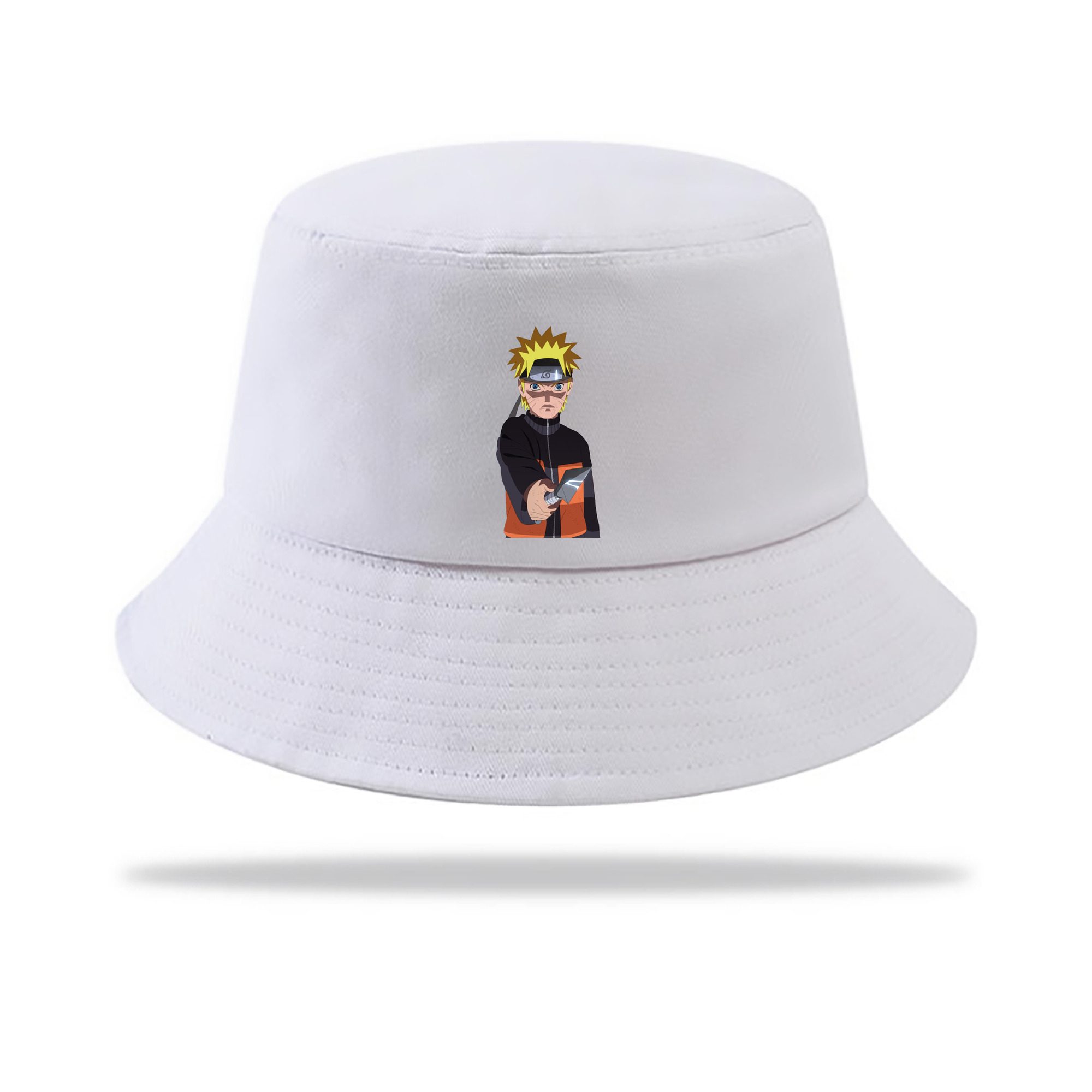 （画像用） NARUTO -ナルト- うずまき ナルト Uzumaki Naruto アウトドア日除けバケットハット
