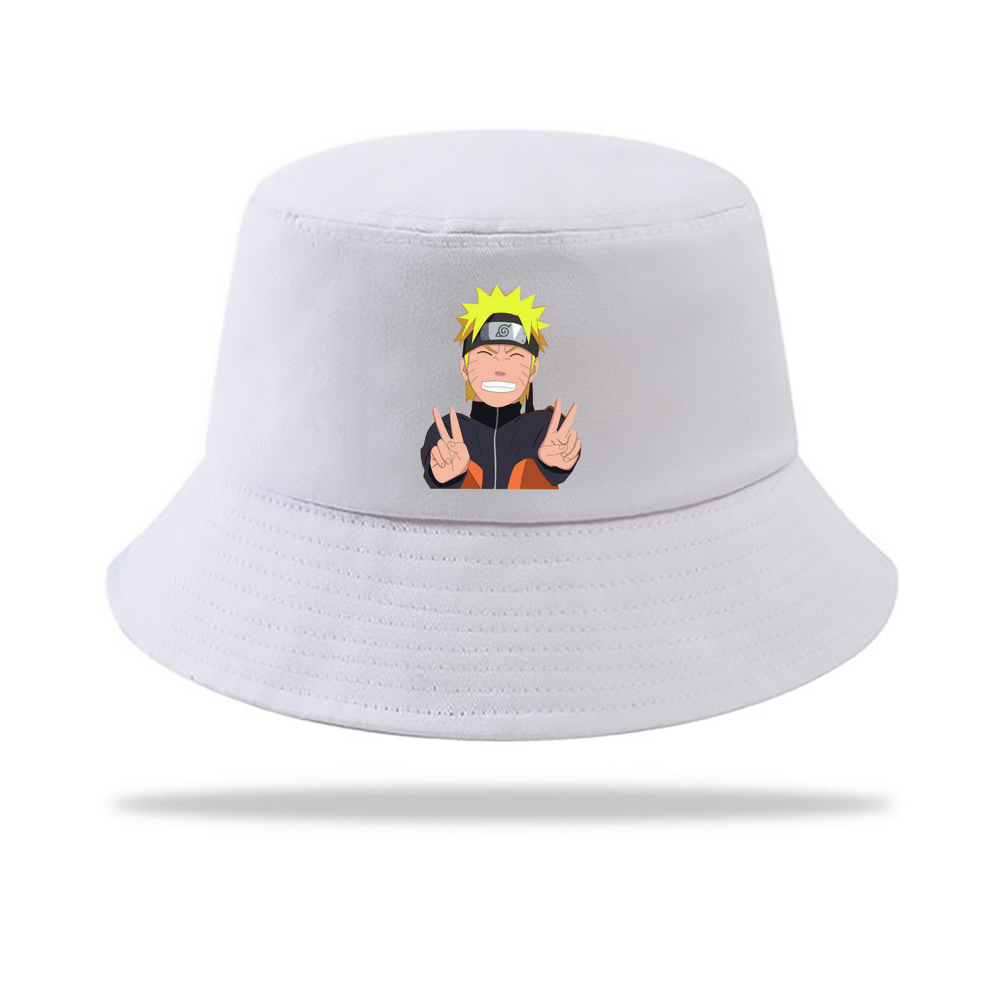 （画像用） NARUTO -ナルト- うずまき ナルト Uzumaki Naruto アウトドア日除けバケットハット