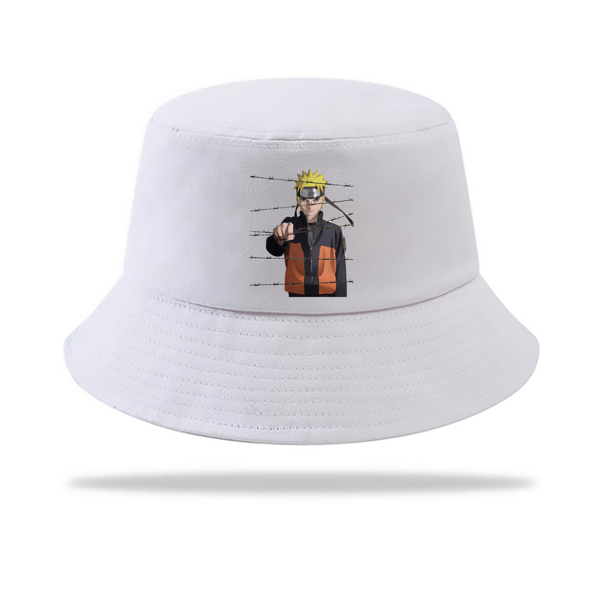 （画像用） NARUTO -ナルト- うずまき ナルト Uzumaki Naruto アウトドア日除けバケットハット