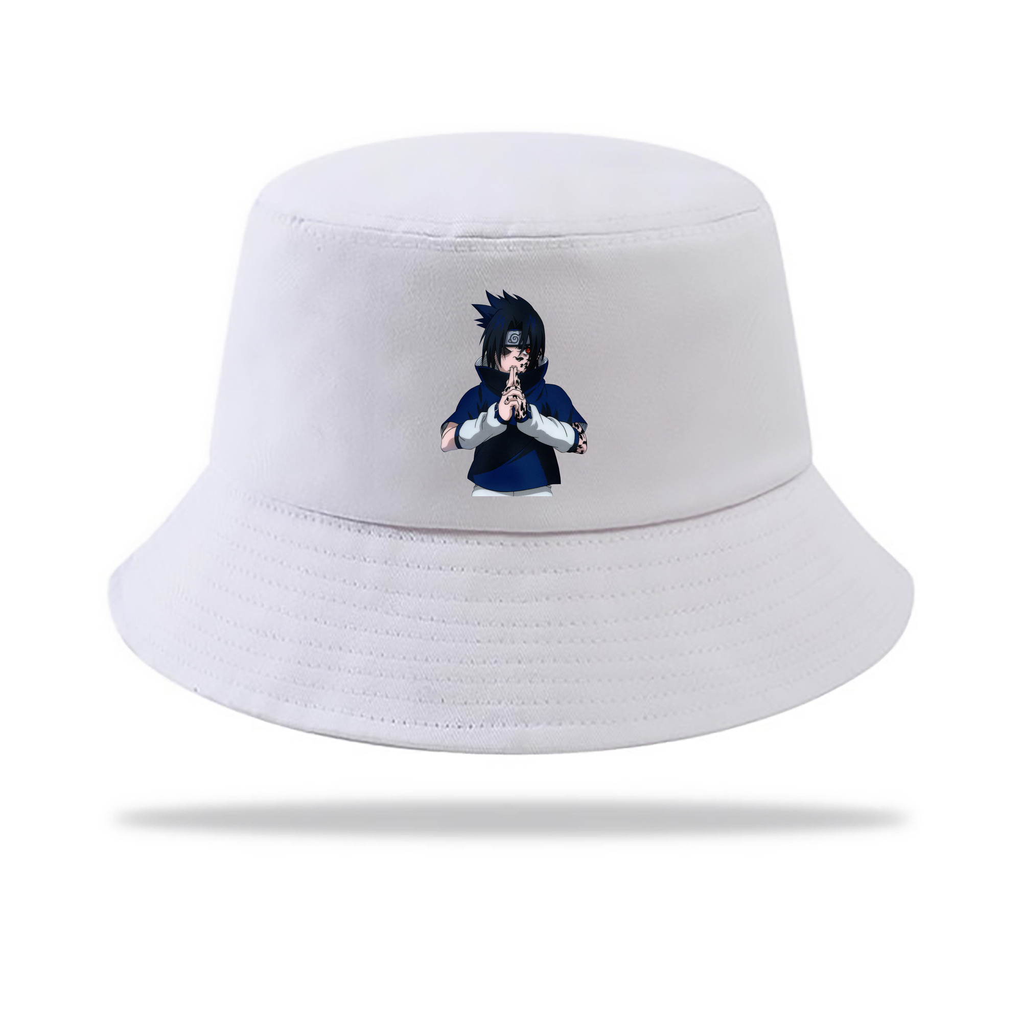 （画像用） NARUTO -ナルト- うちは サスケ Uchiha Sasuke アウトドア日除けバケットハット