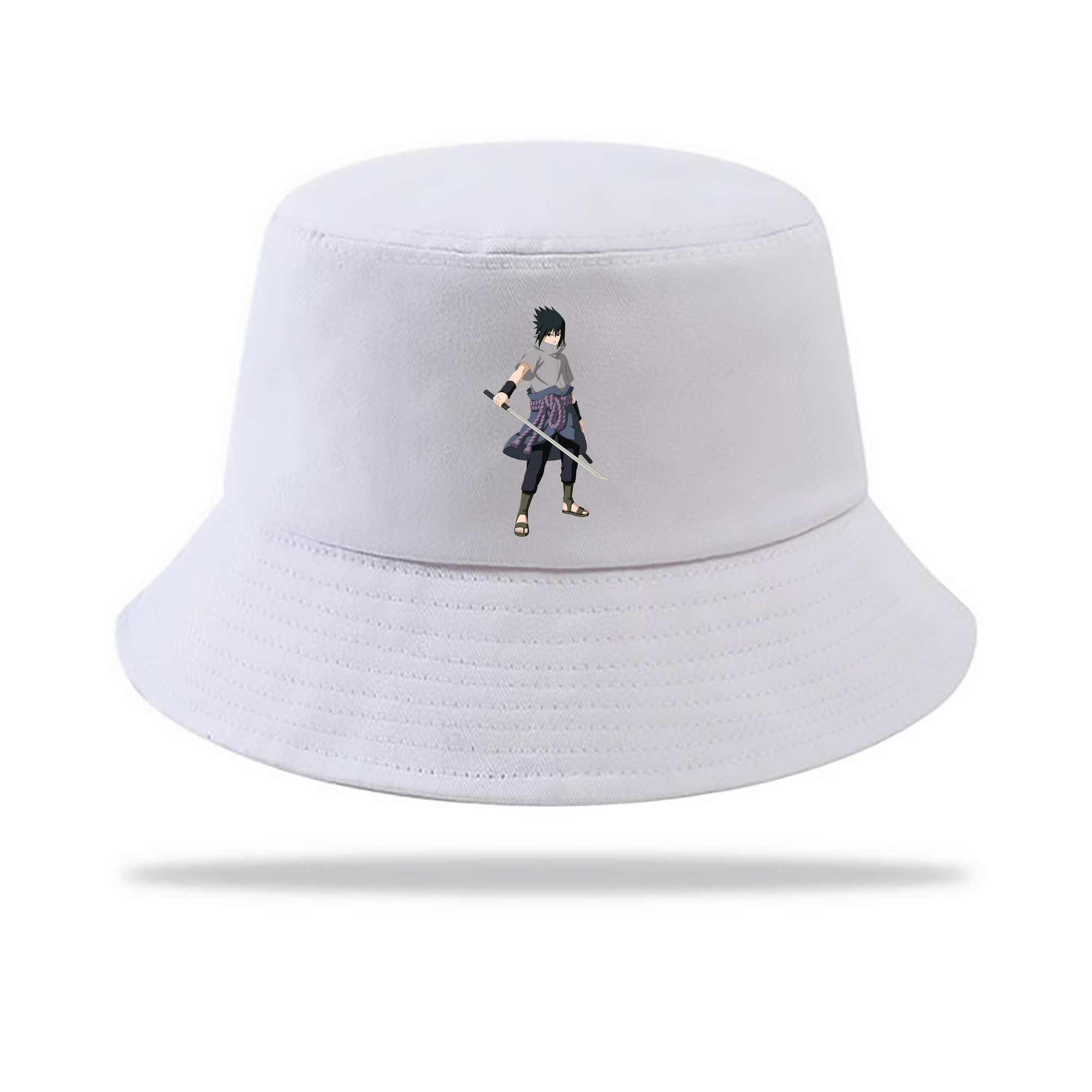 （画像用） NARUTO -ナルト- うちは サスケ Uchiha Sasuke アウトドア日除けバケットハット