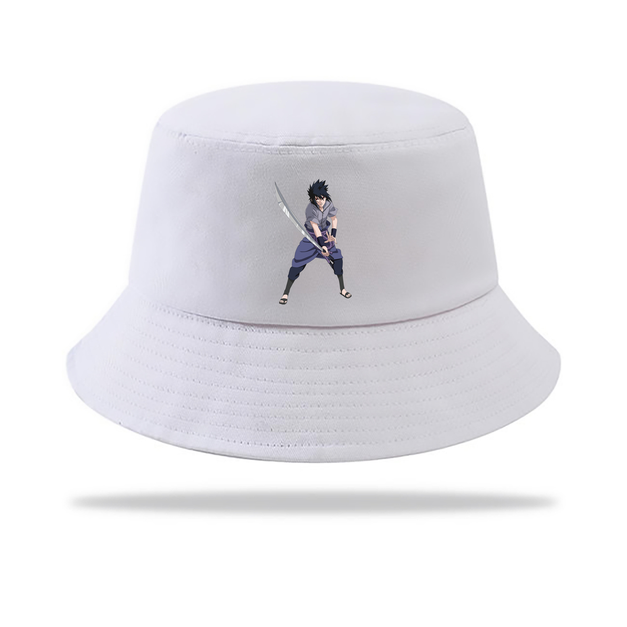 （画像用） NARUTO -ナルト- うちは サスケ Uchiha Sasuke アウトドア日除けバケットハット