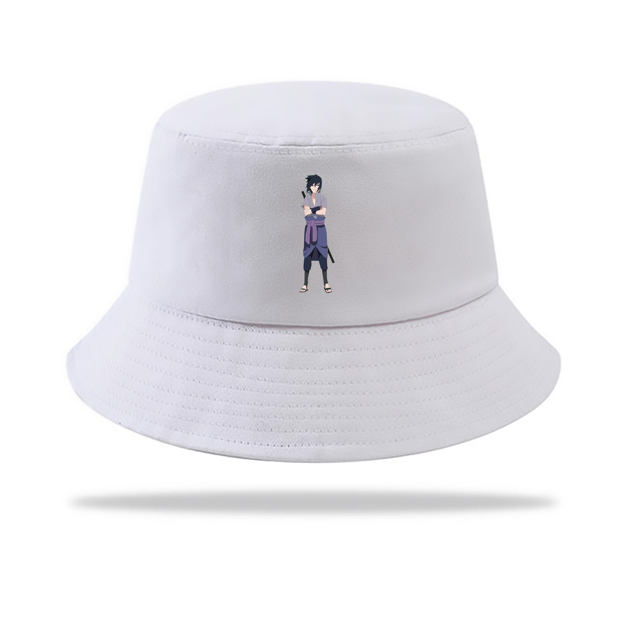 （画像用） NARUTO -ナルト- うちは サスケ Uchiha Sasuke アウトドア日除けバケットハット