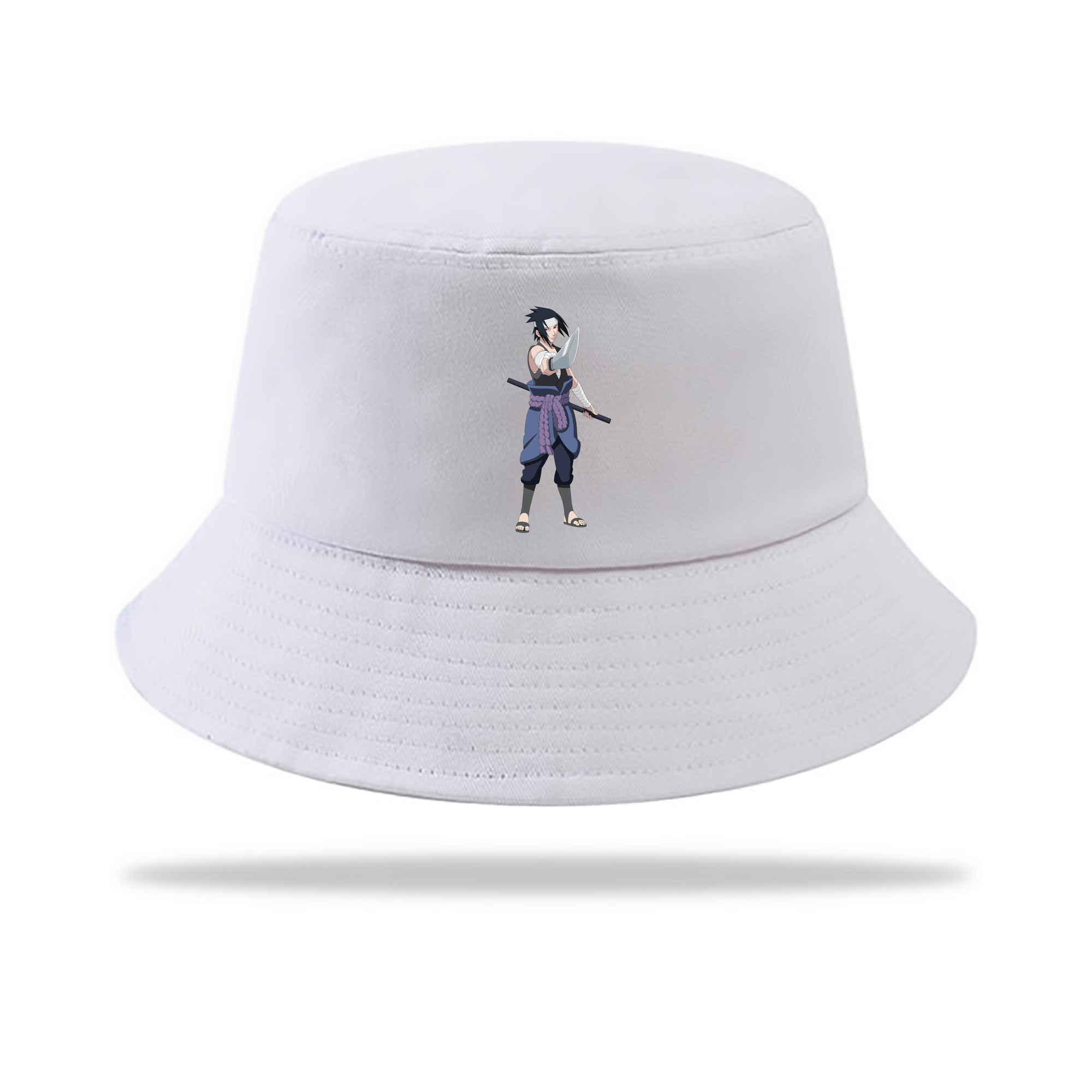 （画像用） NARUTO -ナルト- うちは サスケ Uchiha Sasuke アウトドア日除けバケットハット