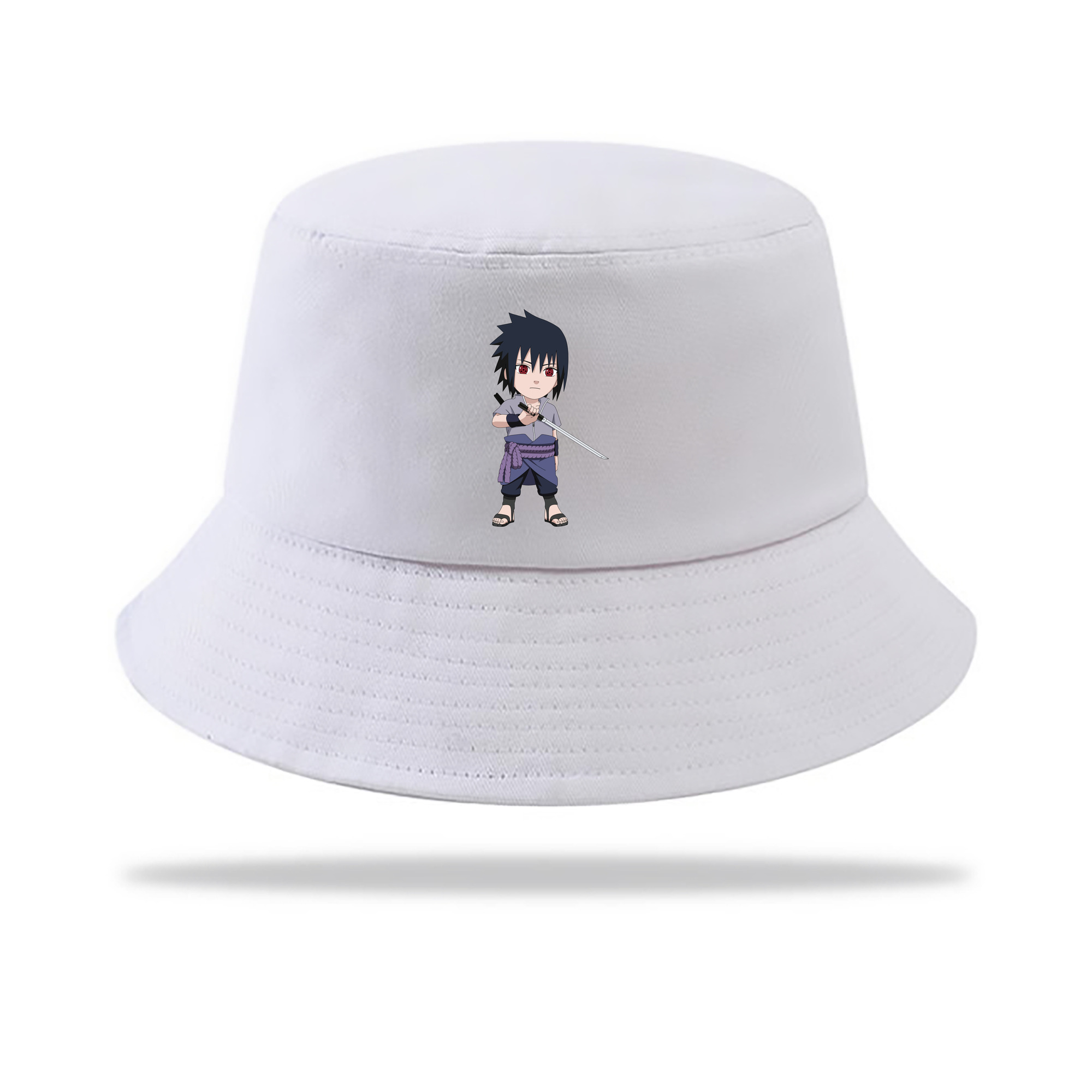 （画像用） NARUTO -ナルト- うちは サスケ Uchiha Sasuke アウトドア日除けバケットハット