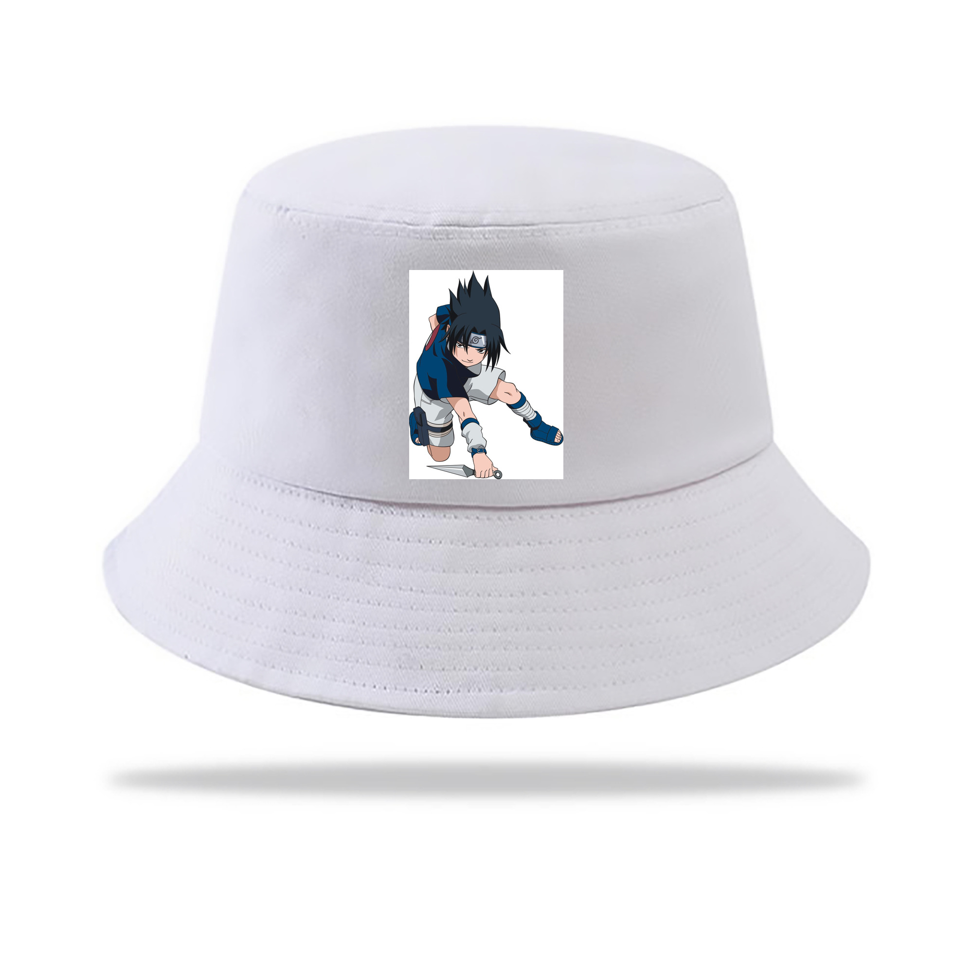 （画像用） NARUTO -ナルト- うちは サスケ Uchiha Sasuke アウトドア日除けバケットハット