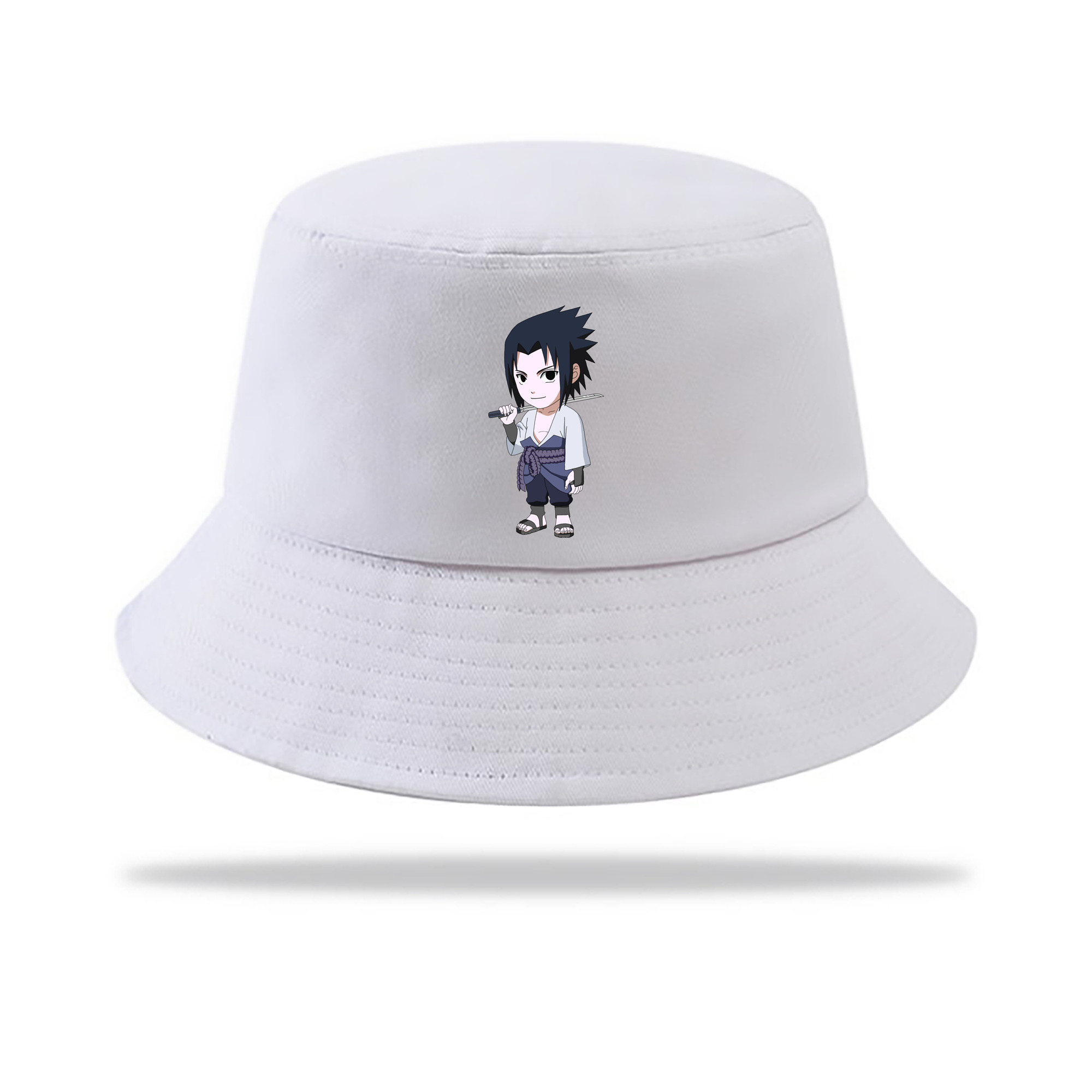 （画像用） NARUTO -ナルト- うちは サスケ Uchiha Sasuke アウトドア日除けバケットハット