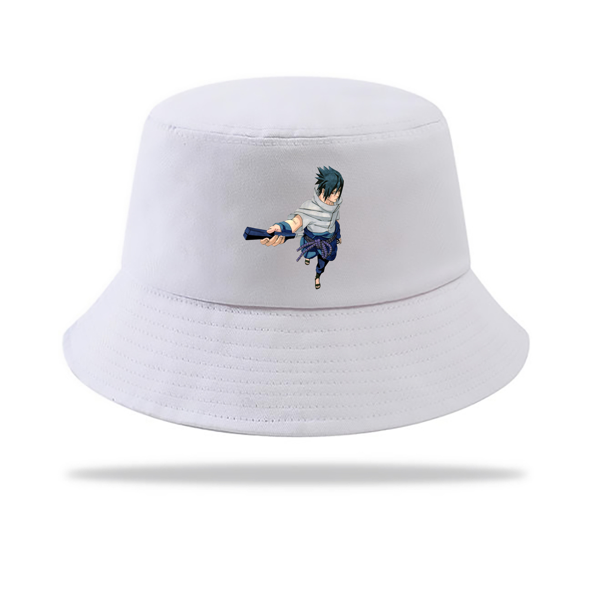 （画像用） NARUTO -ナルト- うちは サスケ Uchiha Sasuke アウトドア日除けバケットハット