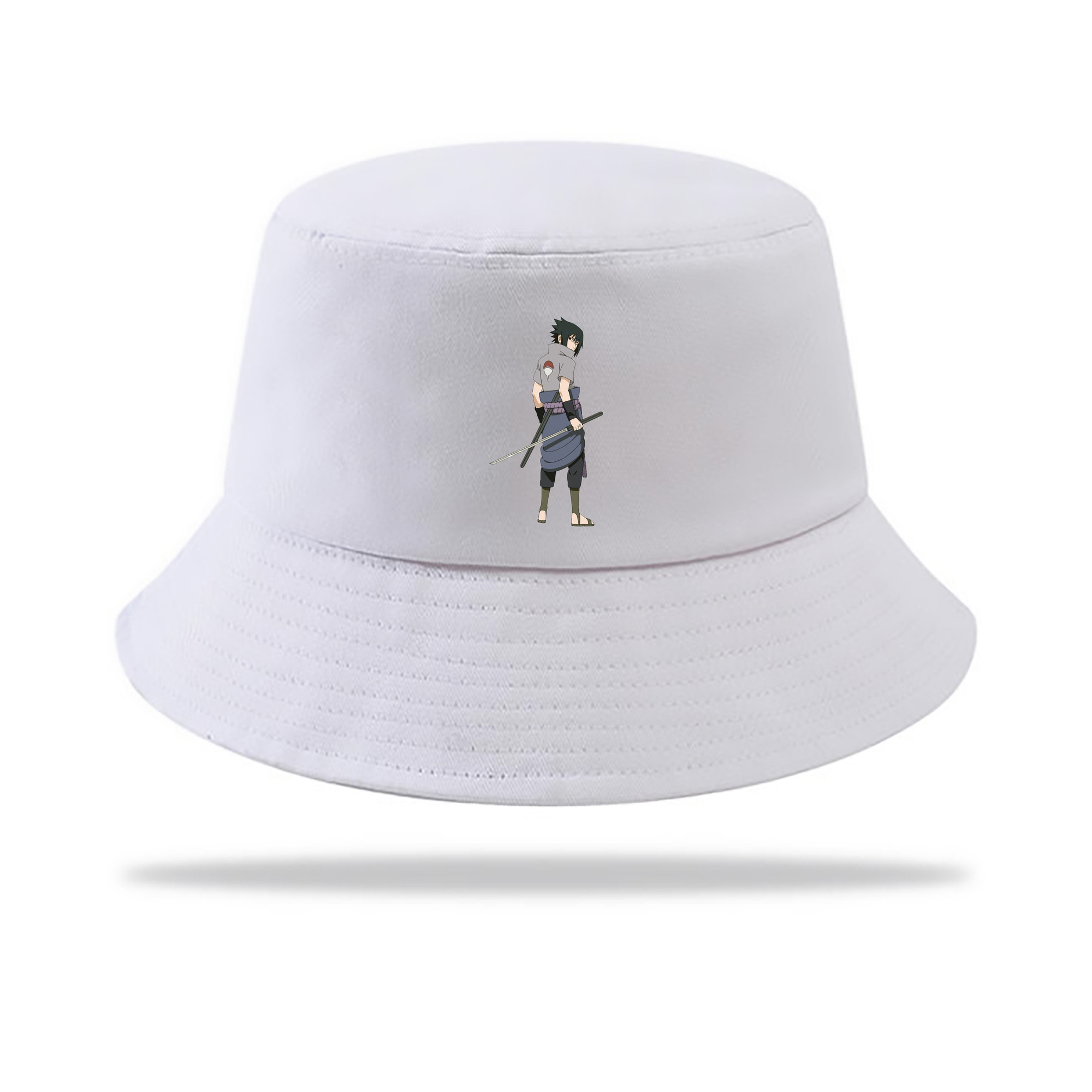（画像用） NARUTO -ナルト- うちは サスケ Uchiha Sasuke アウトドア日除けバケットハット
