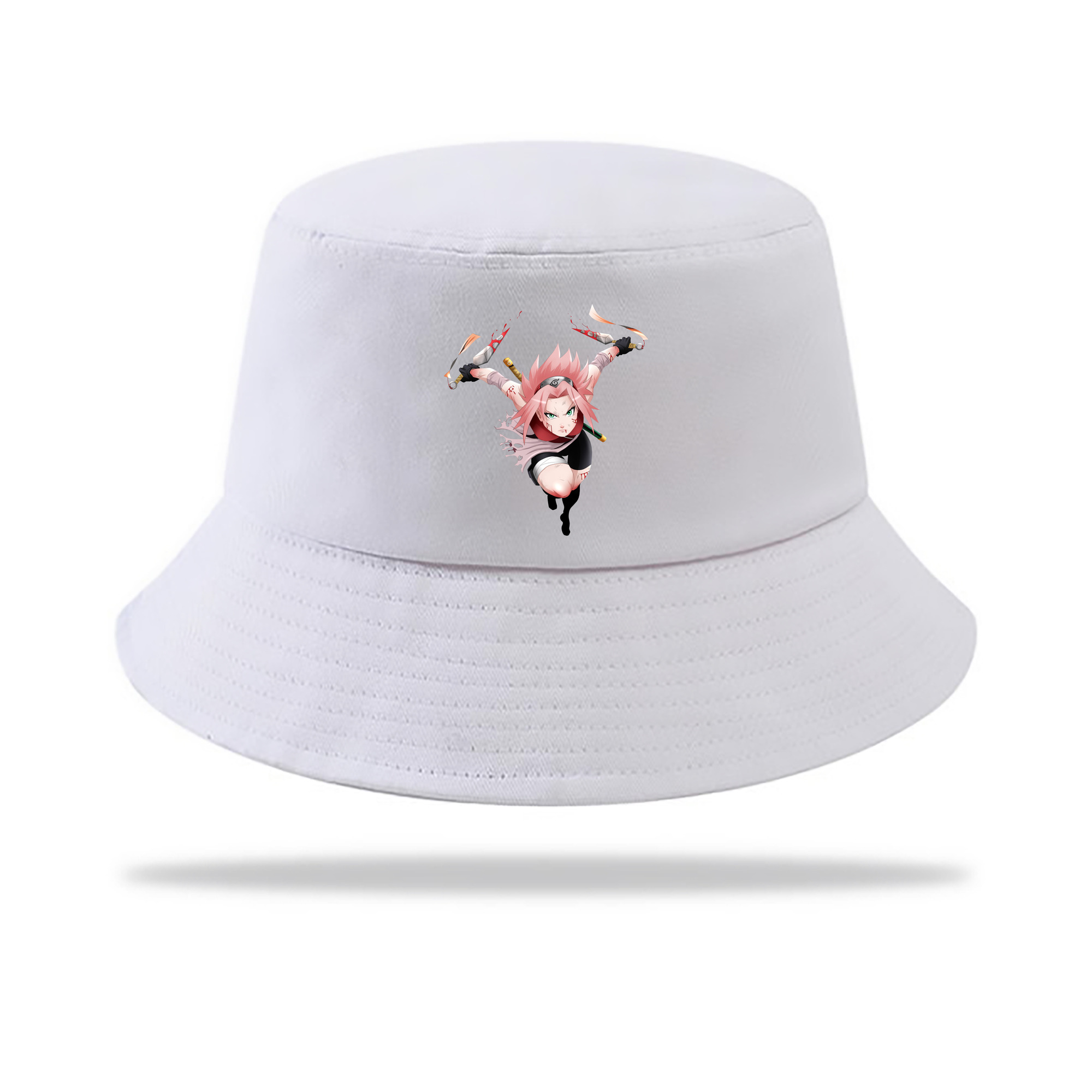 （画像用） NARUTO -ナルト- 春野サクラ Haruno Sakura アウトドア日除けバケットハット