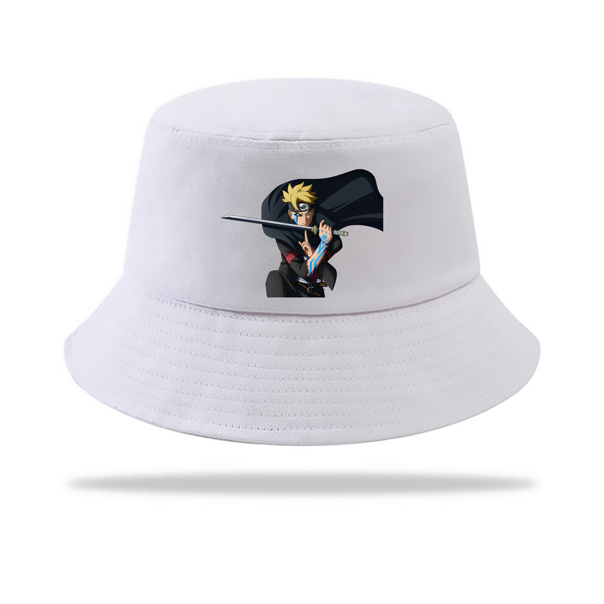 （画像用） NARUTO -ナルト- うずまき ボルト Uzumaki Boruto アウトドア日除けバケットハット