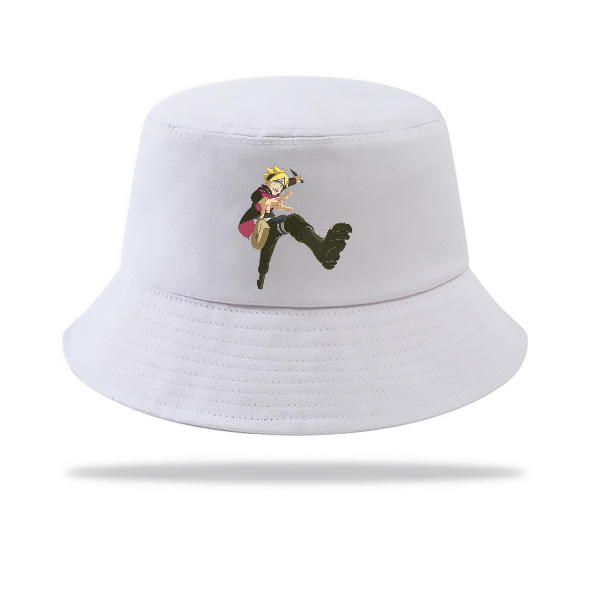 （画像用） NARUTO -ナルト- うずまき ボルト Uzumaki Boruto アウトドア日除けバケットハット