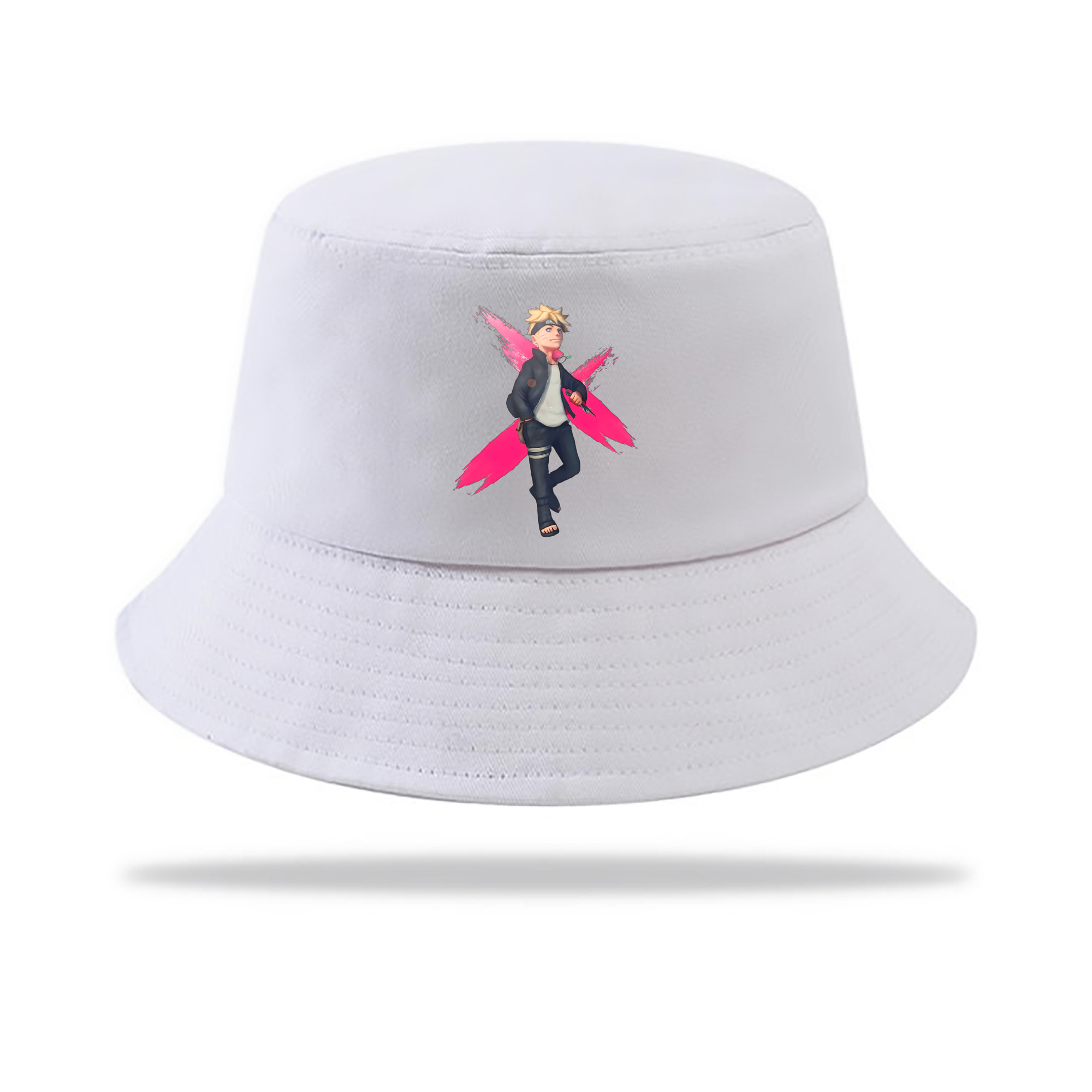 （画像用） NARUTO -ナルト- うずまき ボルト Uzumaki Boruto アウトドア日除けバケットハット
