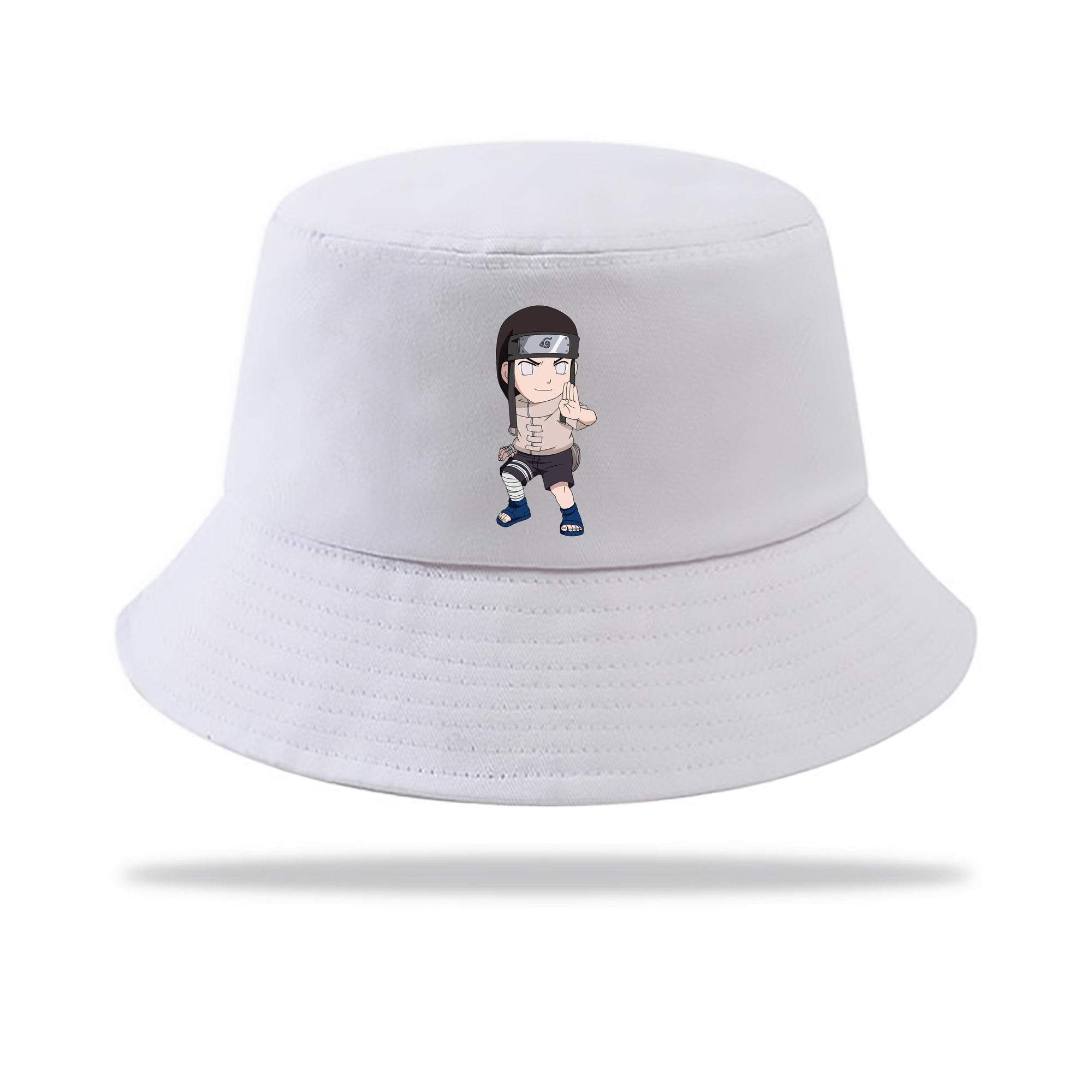 （画像用） NARUTO -ナルト- 日向ネジ Hyūga Neji アウトドア日除けバケットハット