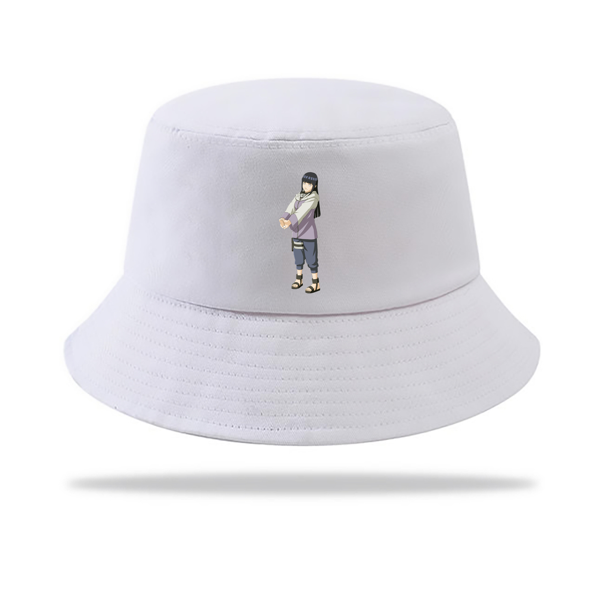 （画像用） NARUTO -ナルト- 日向ヒナタ Hyūga Hinata アウトドア日除けバケットハット