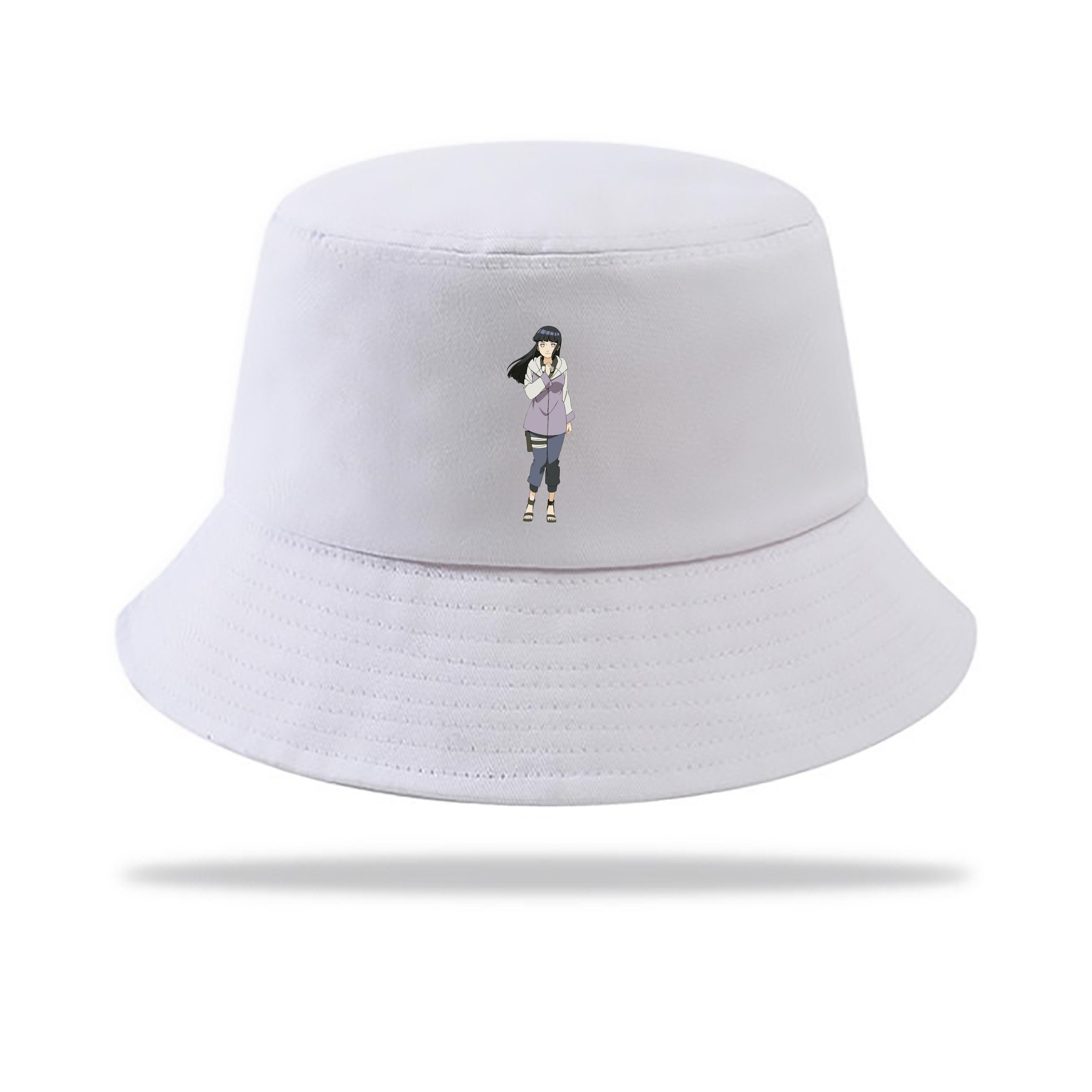 （画像用） NARUTO -ナルト- 日向ヒナタ Hyūga Hinata アウトドア日除けバケットハット
